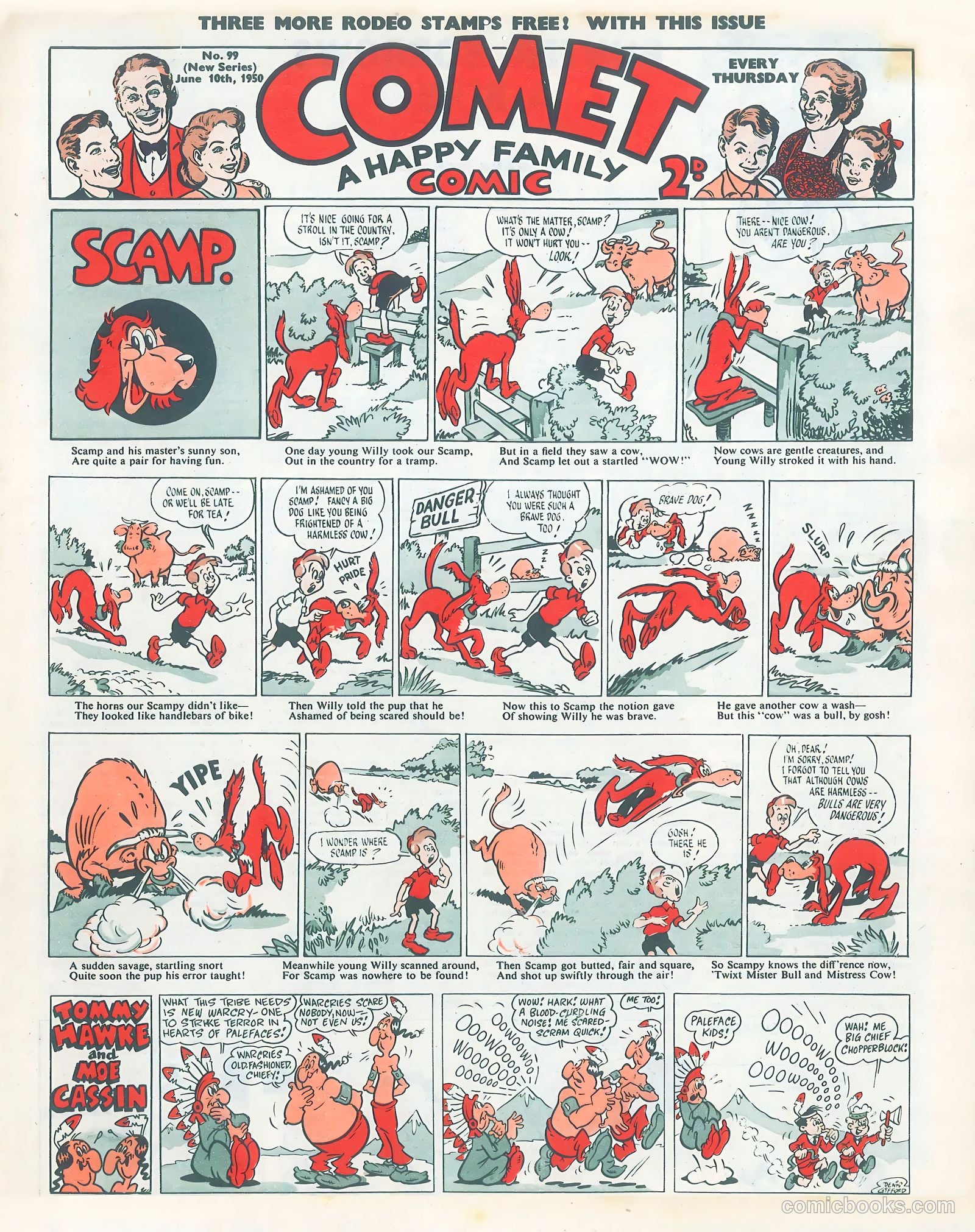 Comet #99 (1950) — page 1 of 8