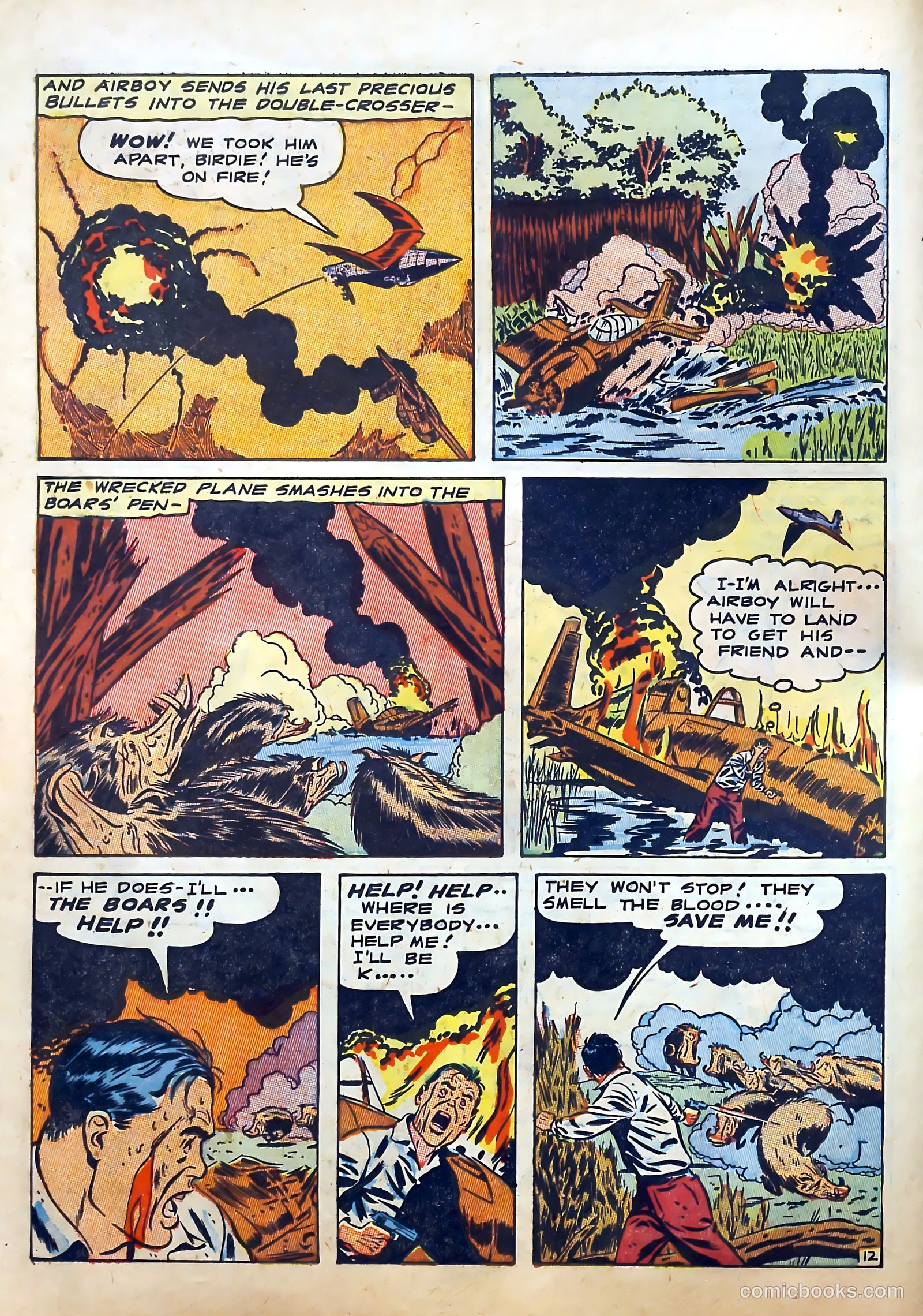 Airboy Comics #1 (1953) — page 14 of 53