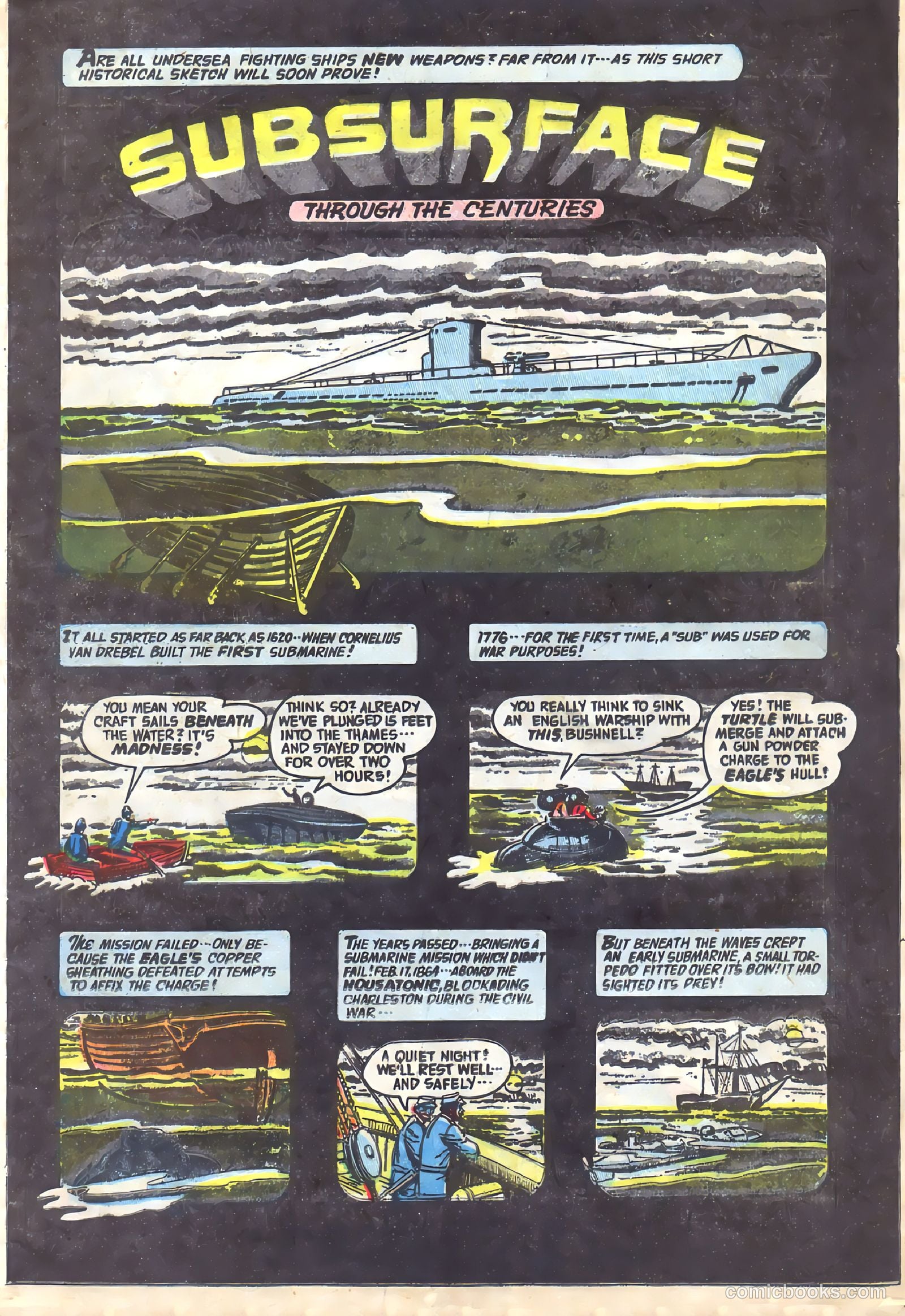 Commander Battle and the Atomic Sub #5 (1955) — page 13 of 36