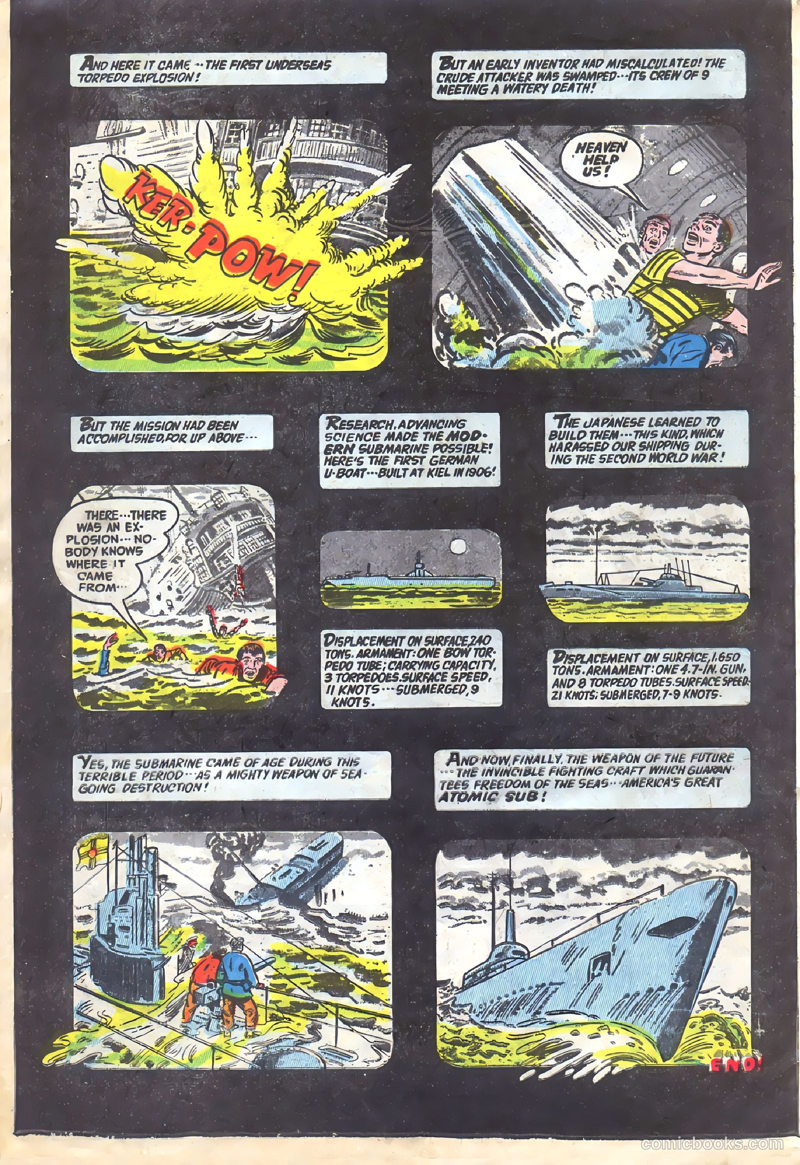 Commander Battle and the Atomic Sub #5 (1955) — page 14 of 36