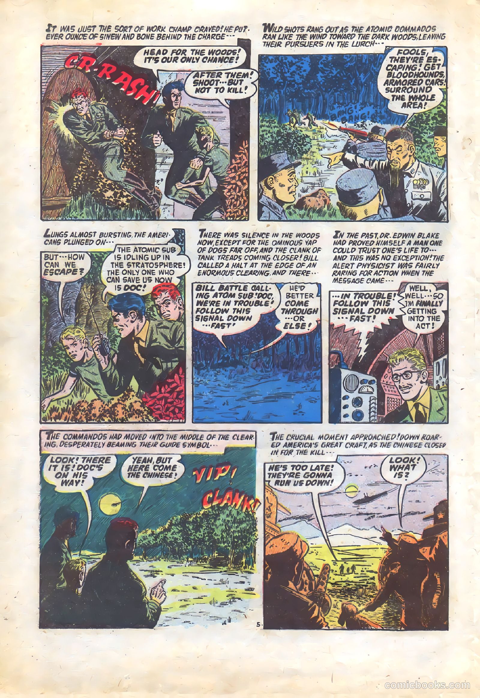 Commander Battle and the Atomic Sub #5 (1955) — page 20 of 36