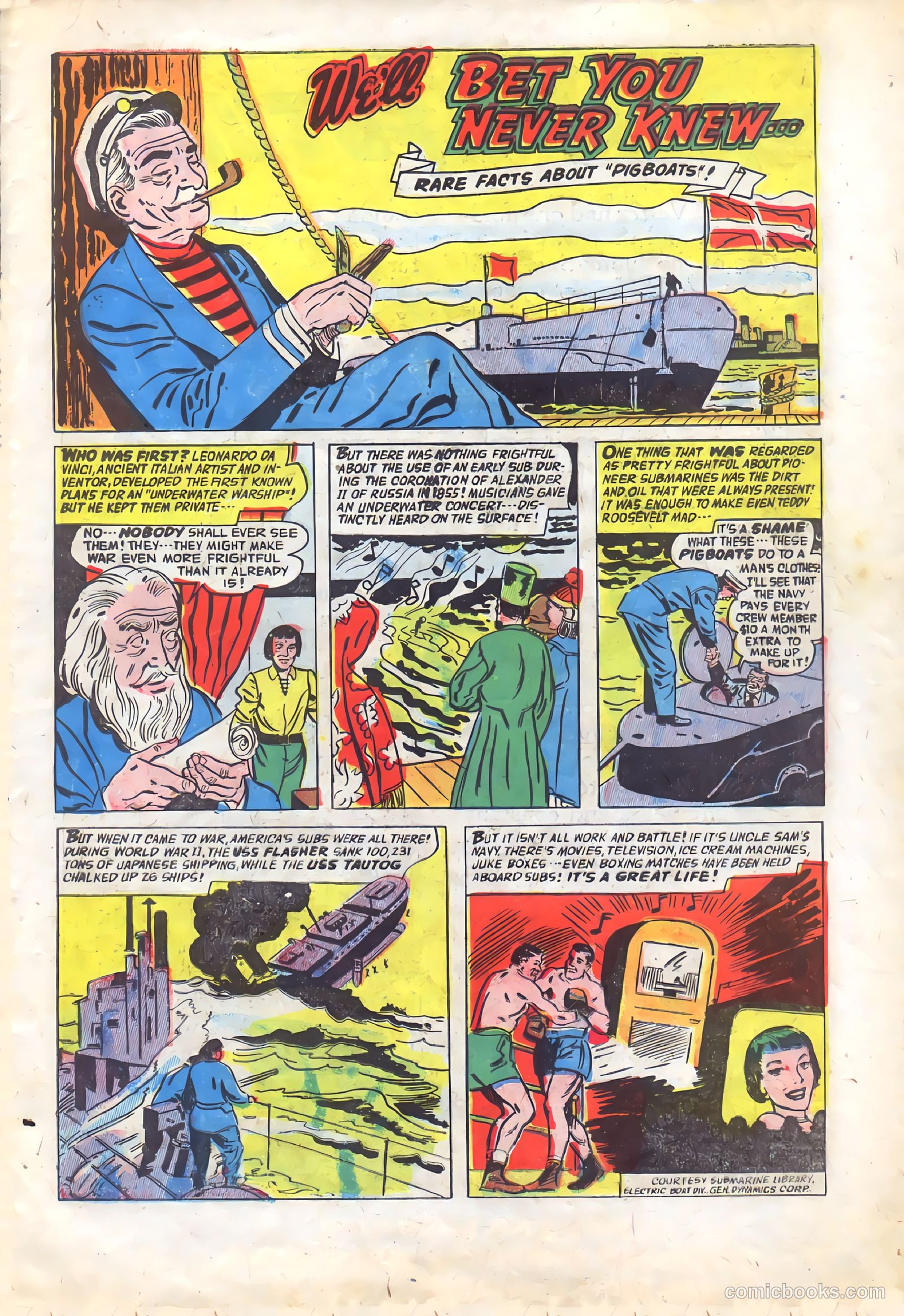 Commander Battle and the Atomic Sub #5 (1955) — page 23 of 36