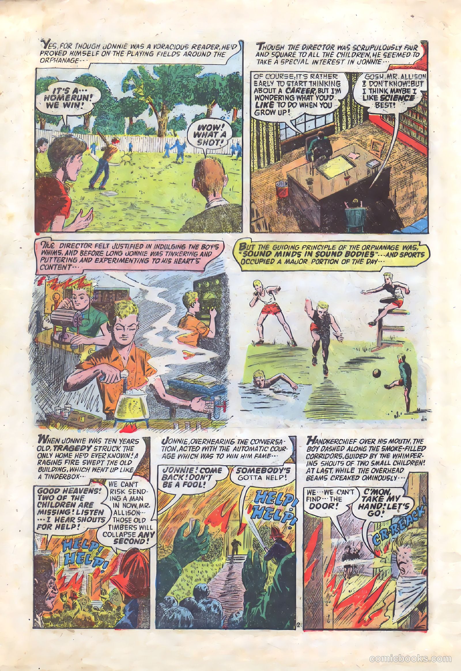 Commander Battle and the Atomic Sub #5 (1955) — page 32 of 36