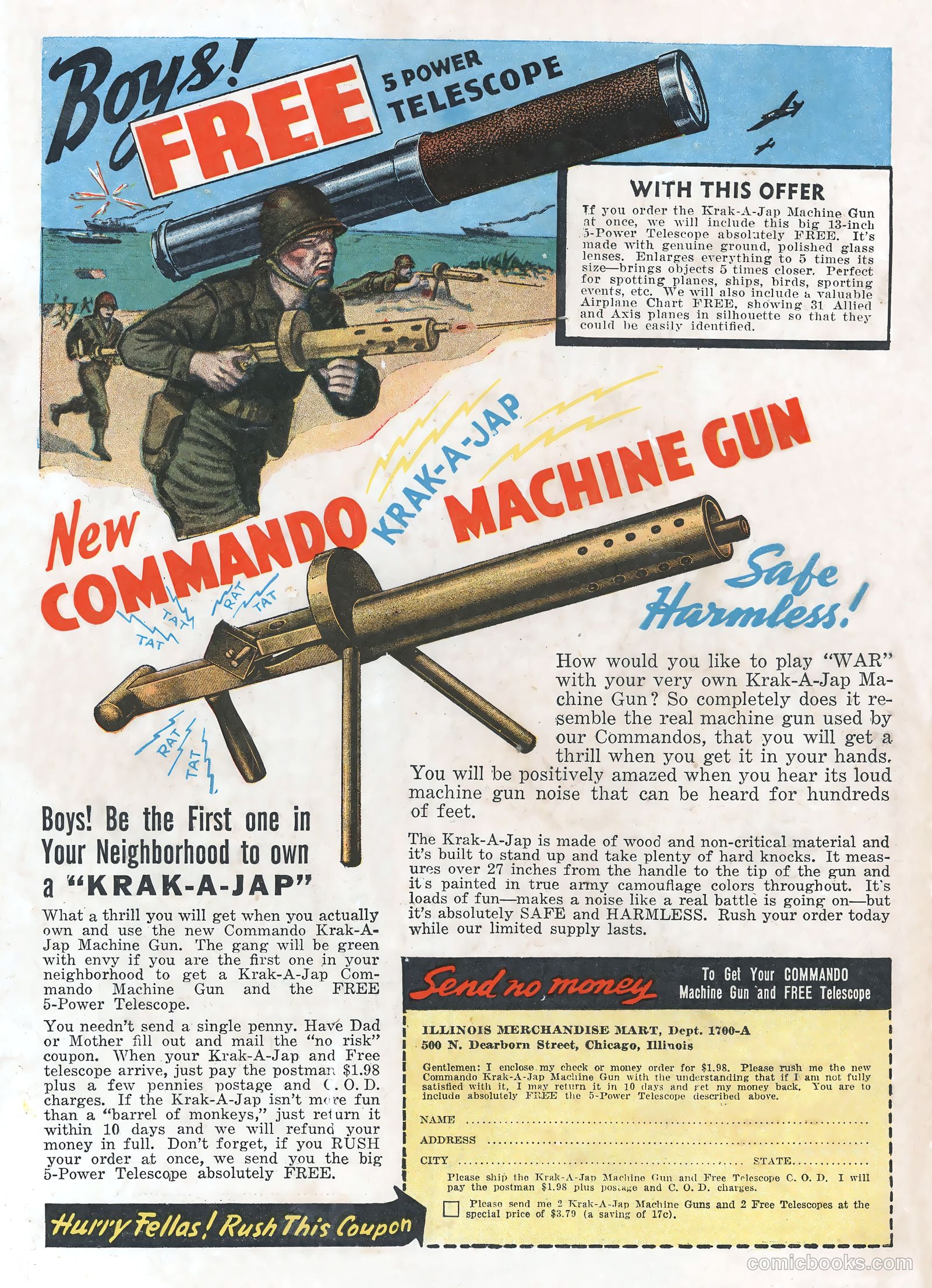 Commando Comics #8 (1943) — page 60 of 60