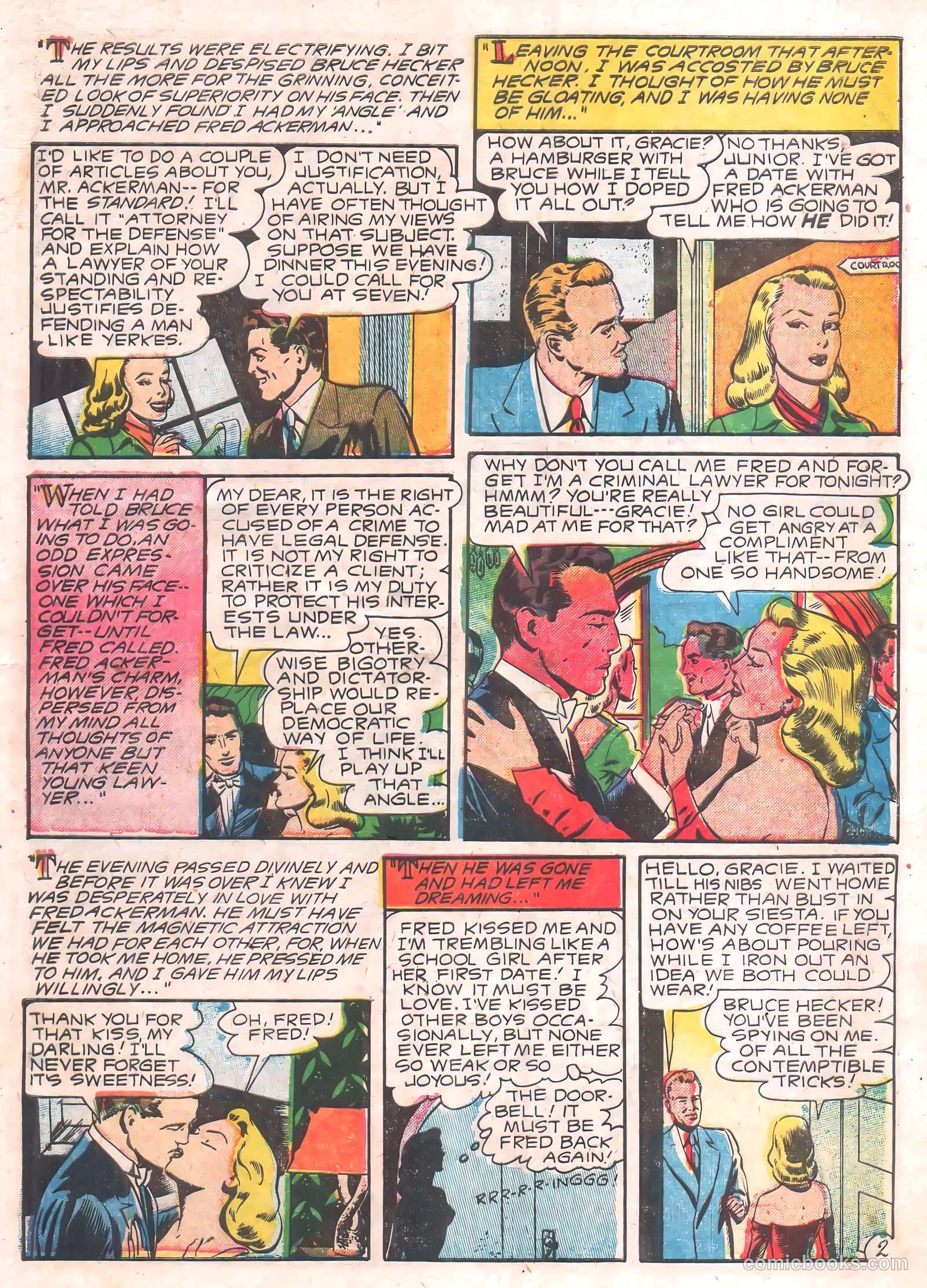 Confessions of Love #11 (1952) — page 21 of 36