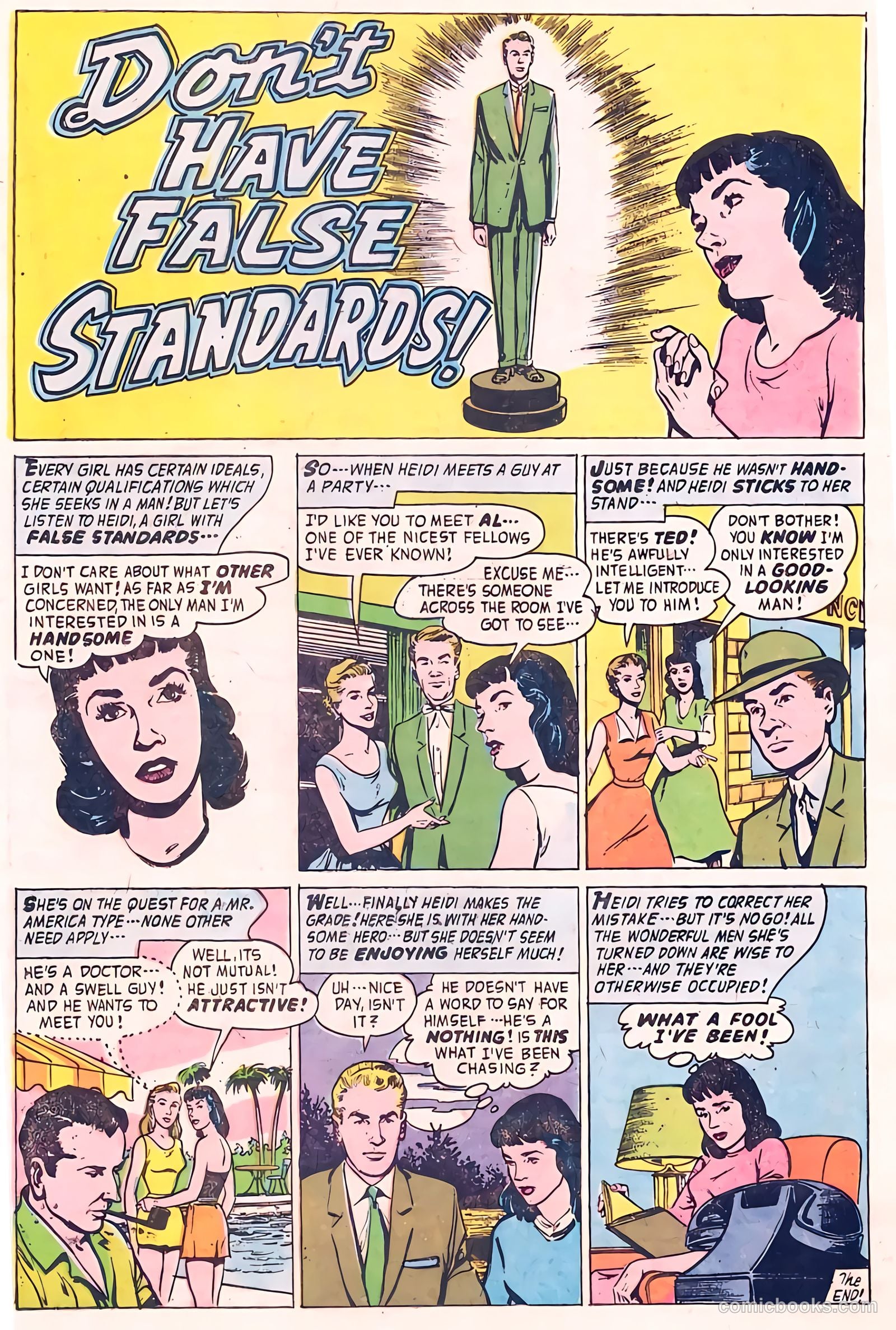 Confessions of the Lovelorn #93 (1958) — page 23 of 33