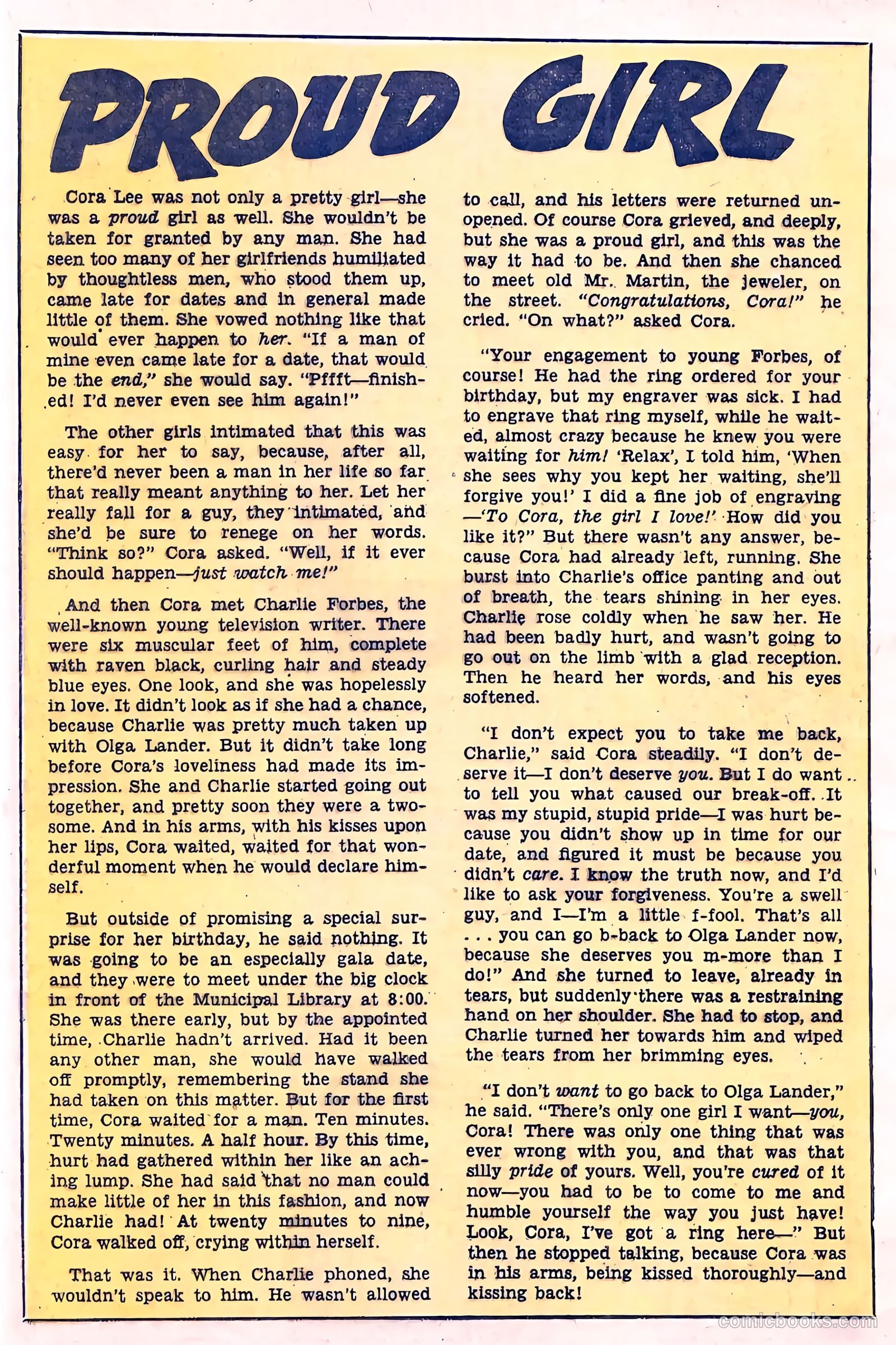 Confessions of the Lovelorn #93 (1958) — page 25 of 33