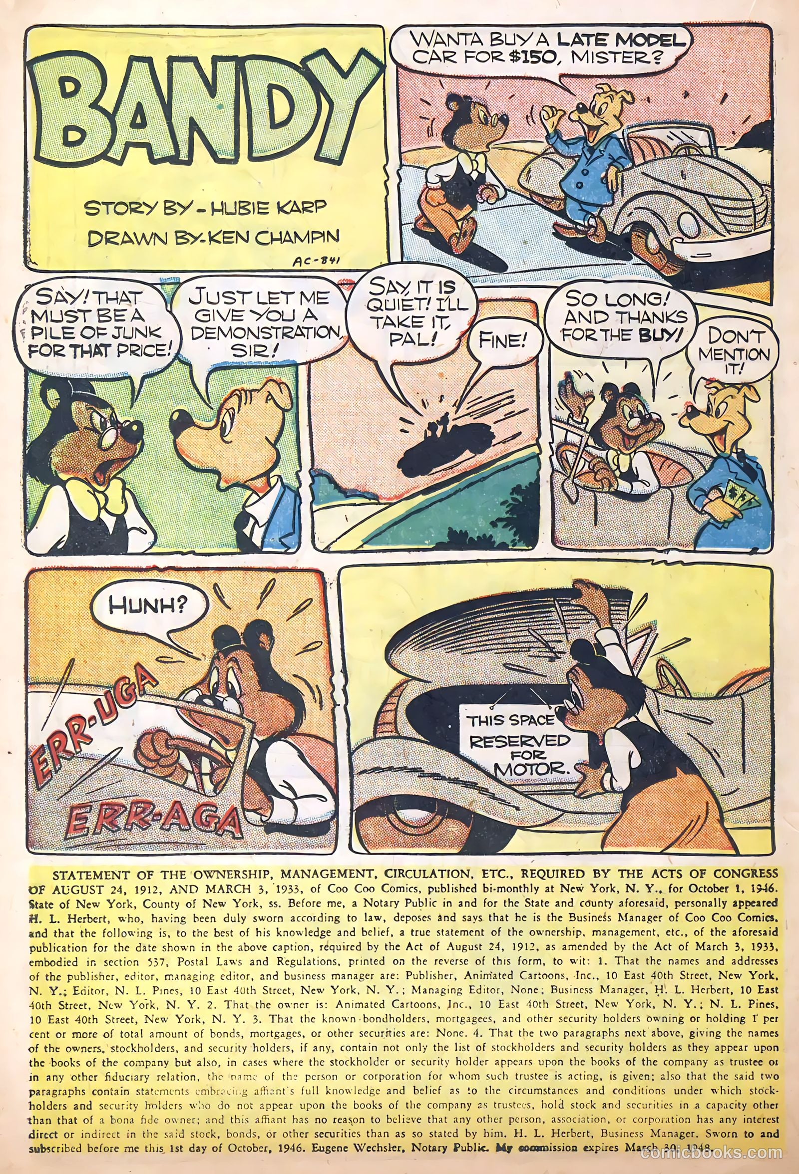 Coo Coo Comics #32 (1947) — page 34 of 52