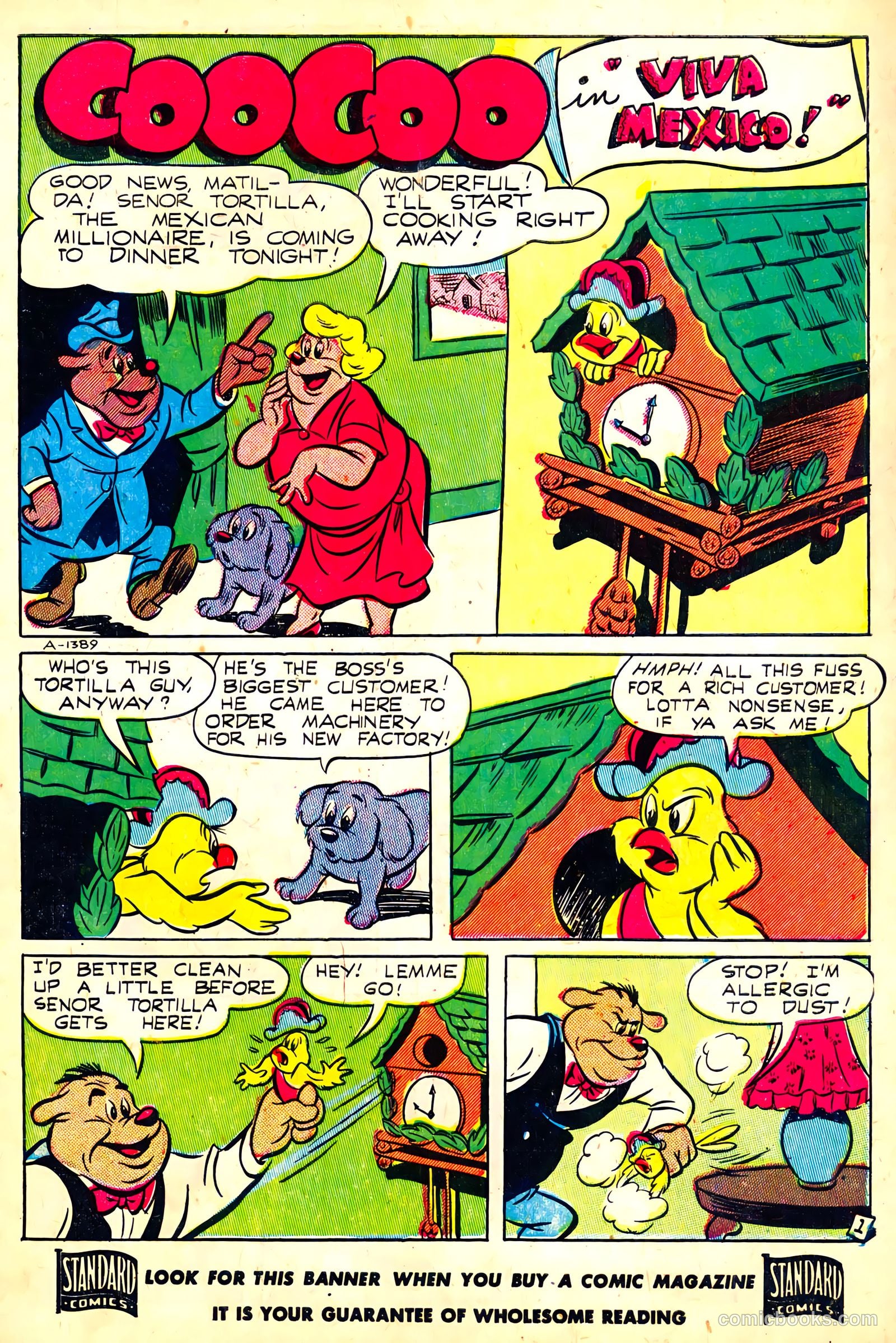 Coo Coo, the Bird Brain #58 (1951, Animated Cartoons, Inc.) — page 3 of 36