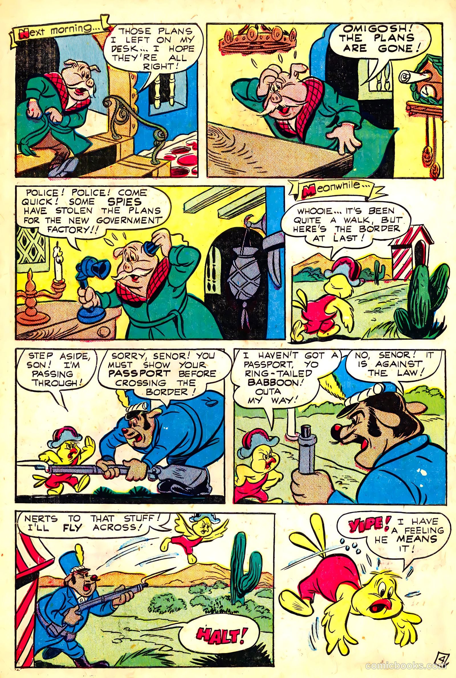 Coo Coo, the Bird Brain #58 (1951, Animated Cartoons, Inc.) — page 6 of 36