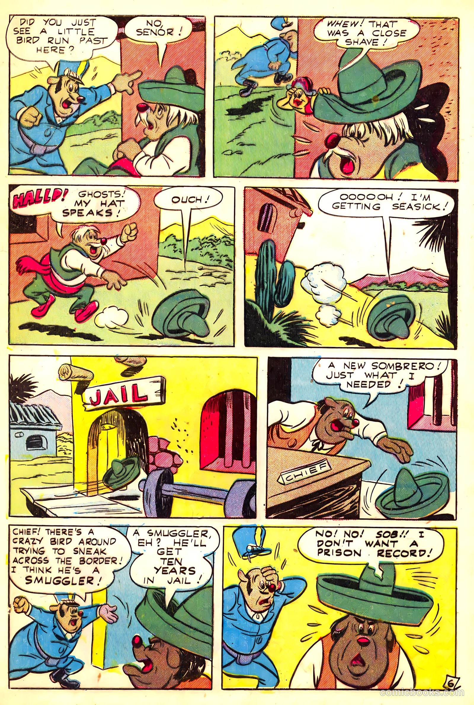 Coo Coo, the Bird Brain #58 (1951, Animated Cartoons, Inc.) — page 8 of 36