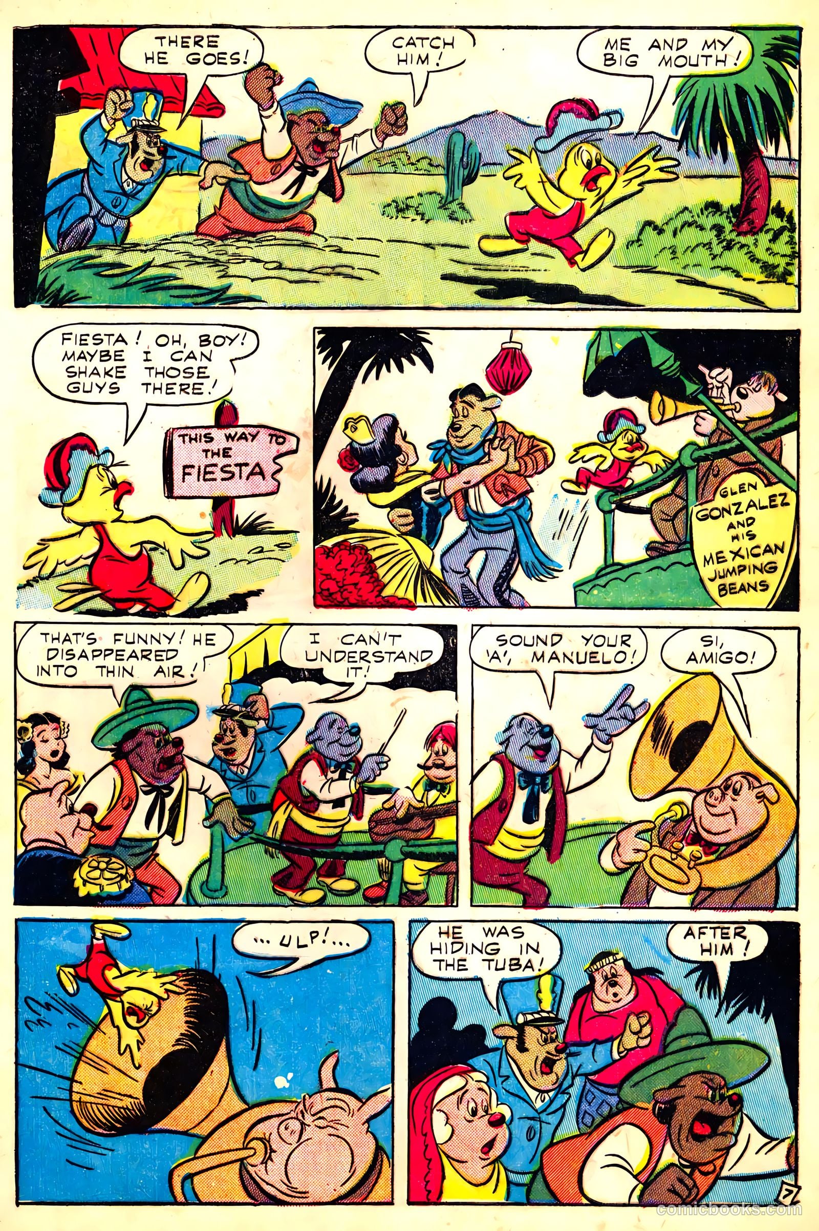 Coo Coo, the Bird Brain #58 (1951, Animated Cartoons, Inc.) — page 9 of 36