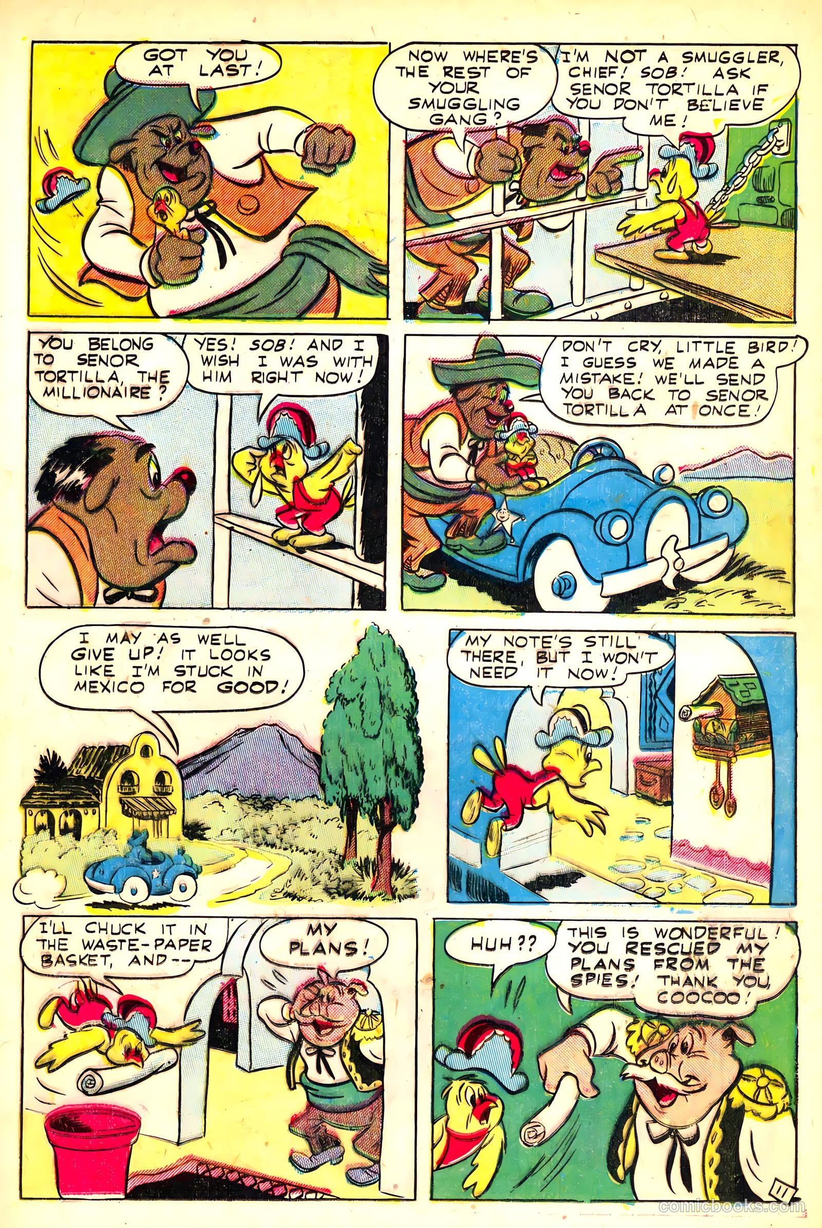 Coo Coo, the Bird Brain #58 (1951, Animated Cartoons, Inc.) — page 13 of 36