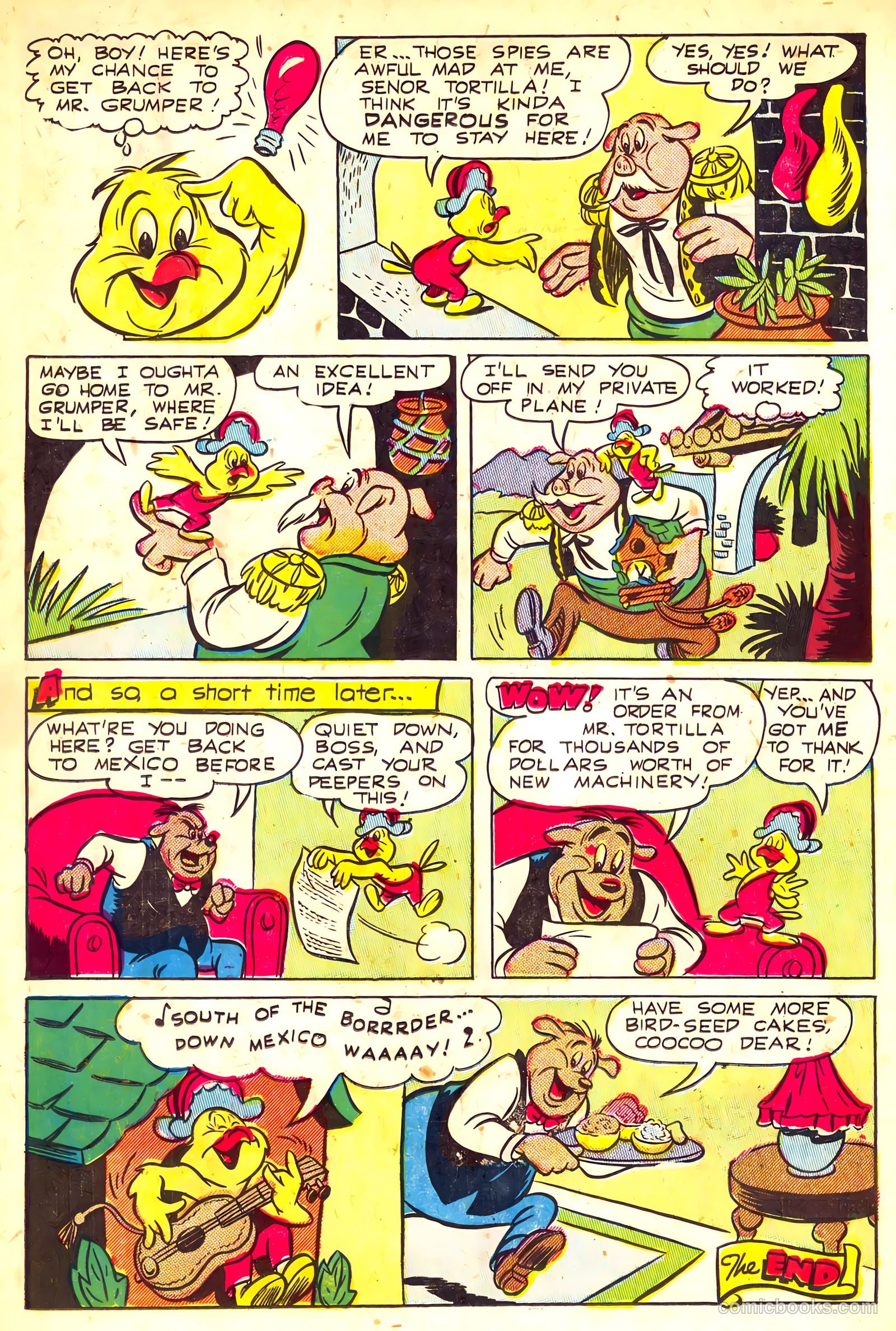 Coo Coo, the Bird Brain #58 (1951, Animated Cartoons, Inc.) — page 14 of 36