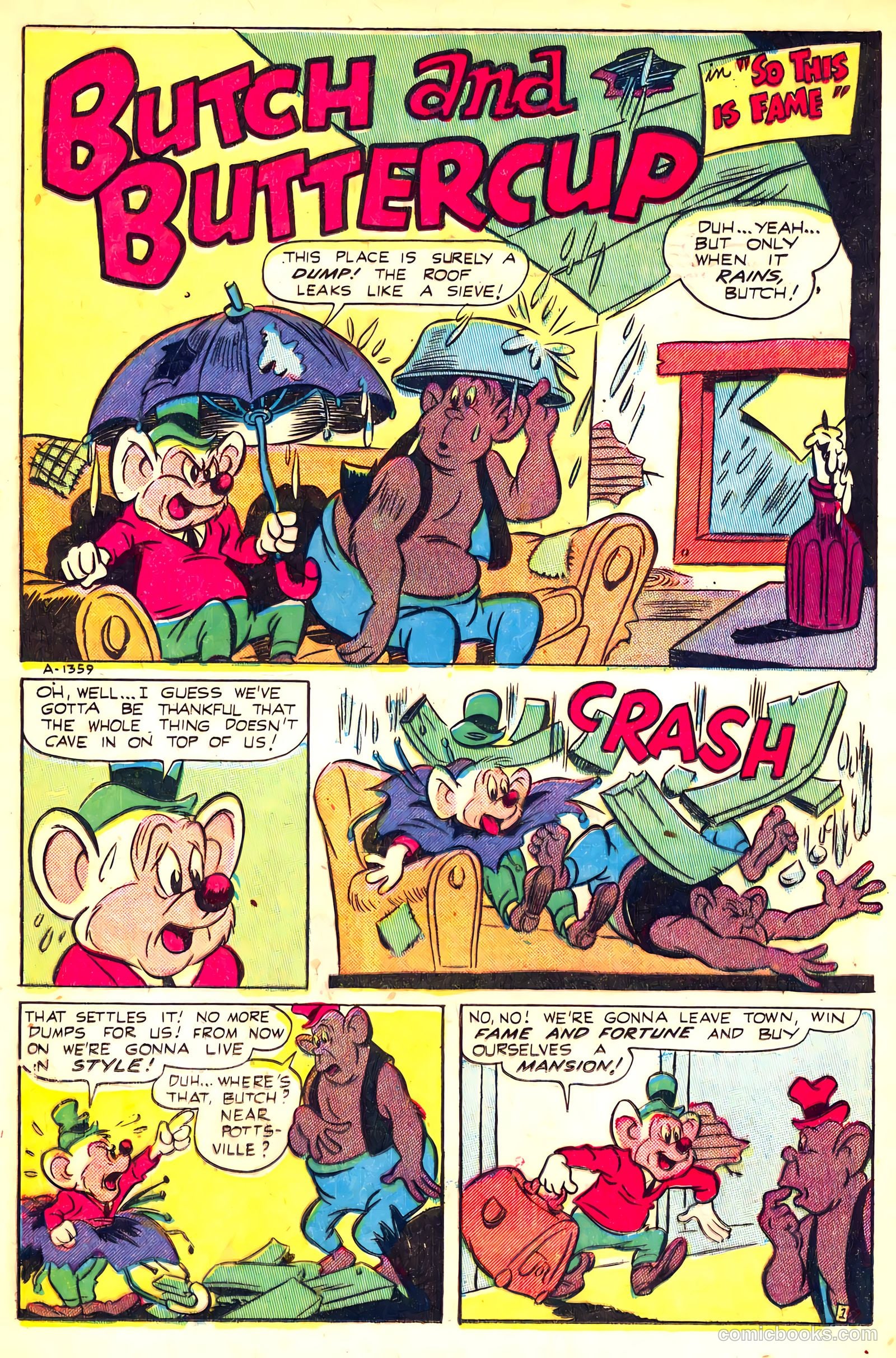 Coo Coo, the Bird Brain #58 (1951, Animated Cartoons, Inc.) — page 16 of 36