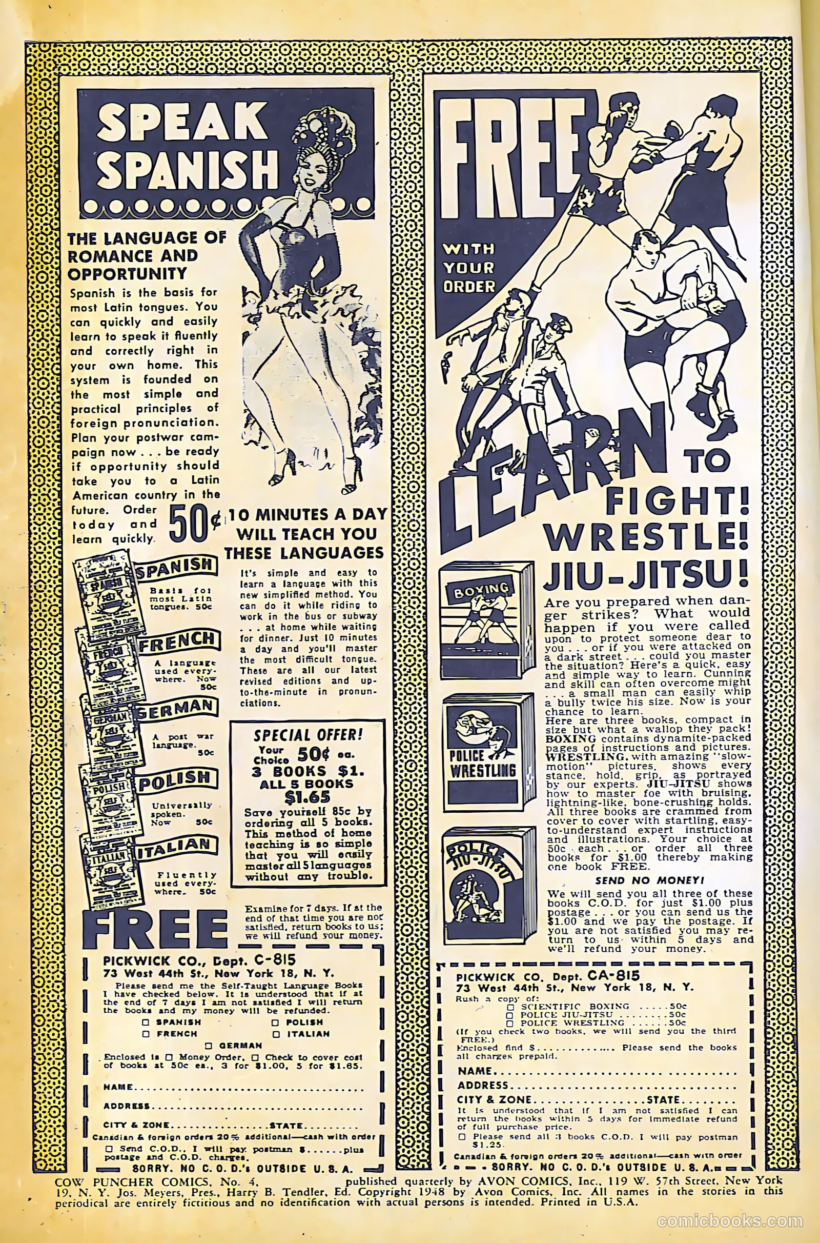 Cow Puncher Comics #4 (1948) — page 2 of 30