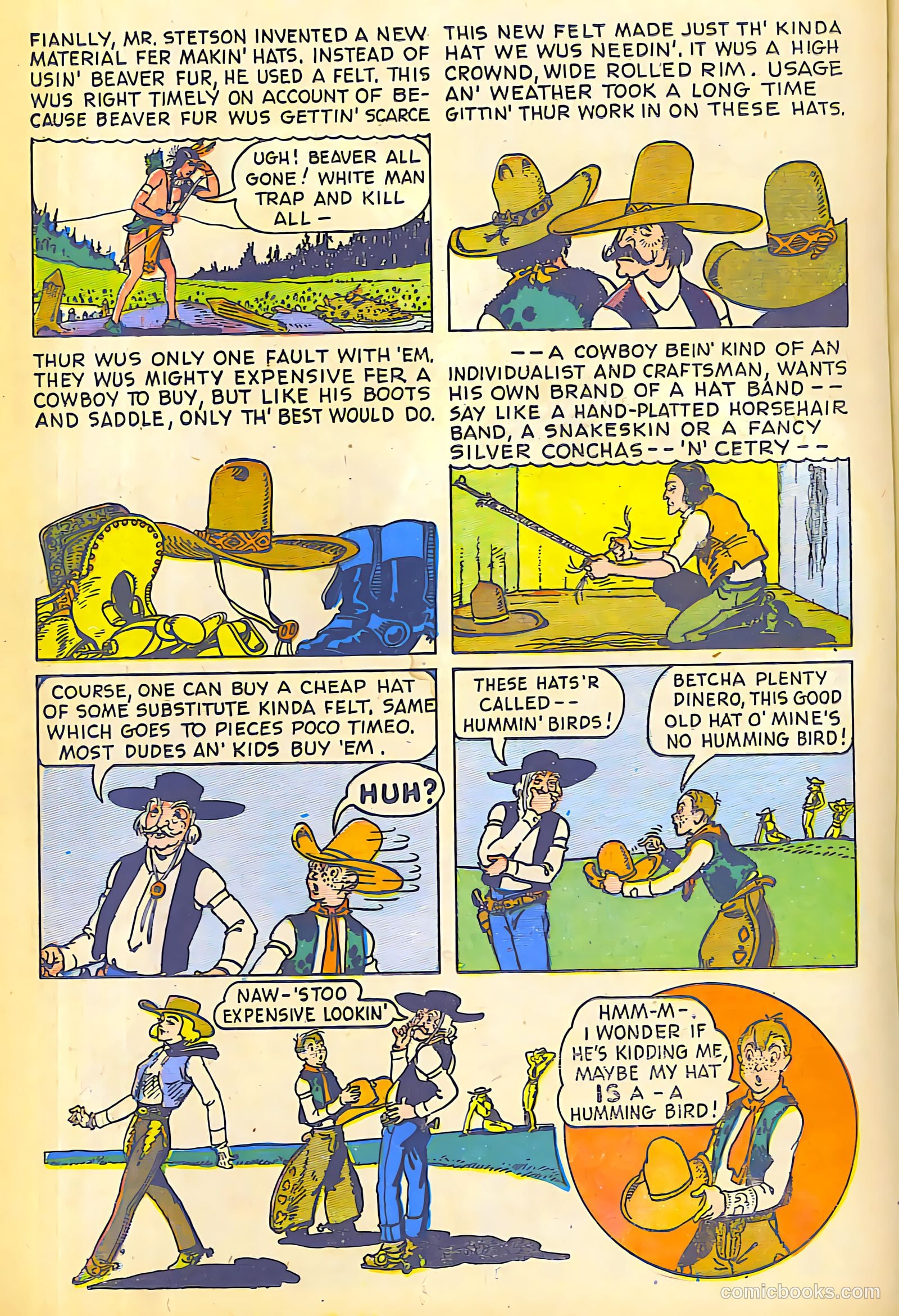 Cow Puncher Comics #4 (1948) — page 22 of 30