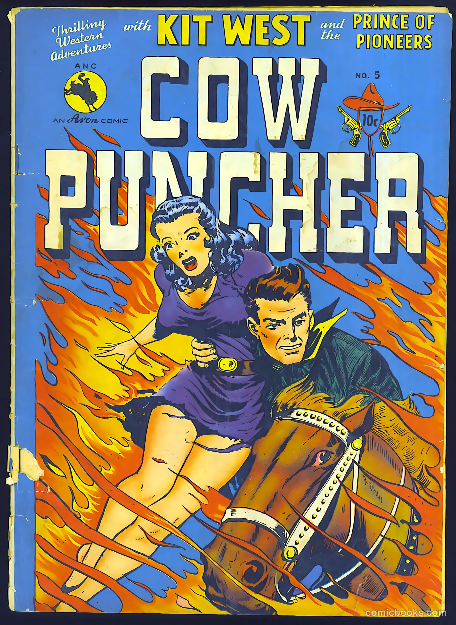 Cow Puncher Comics #5 cover
