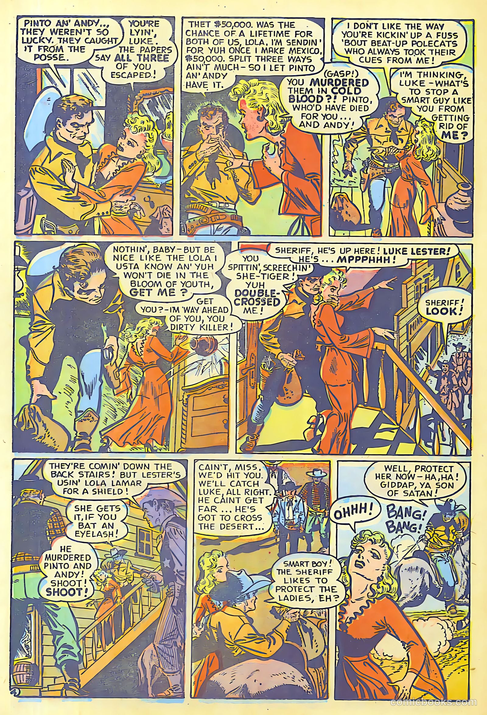 Cow Puncher Comics #5 (1948) — page 21