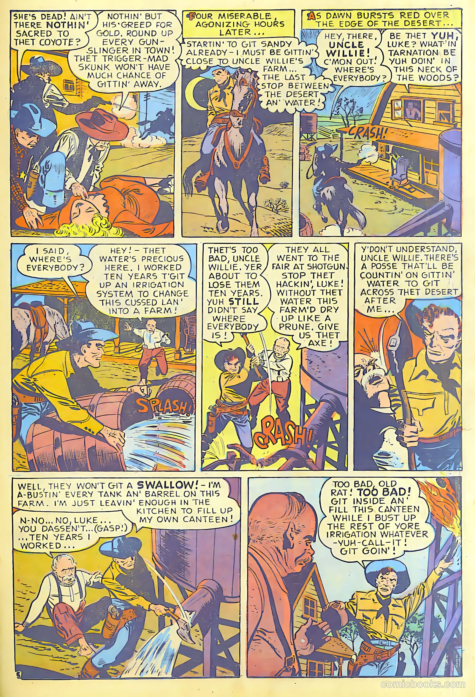Cow Puncher Comics #5 (1948) — page 22
