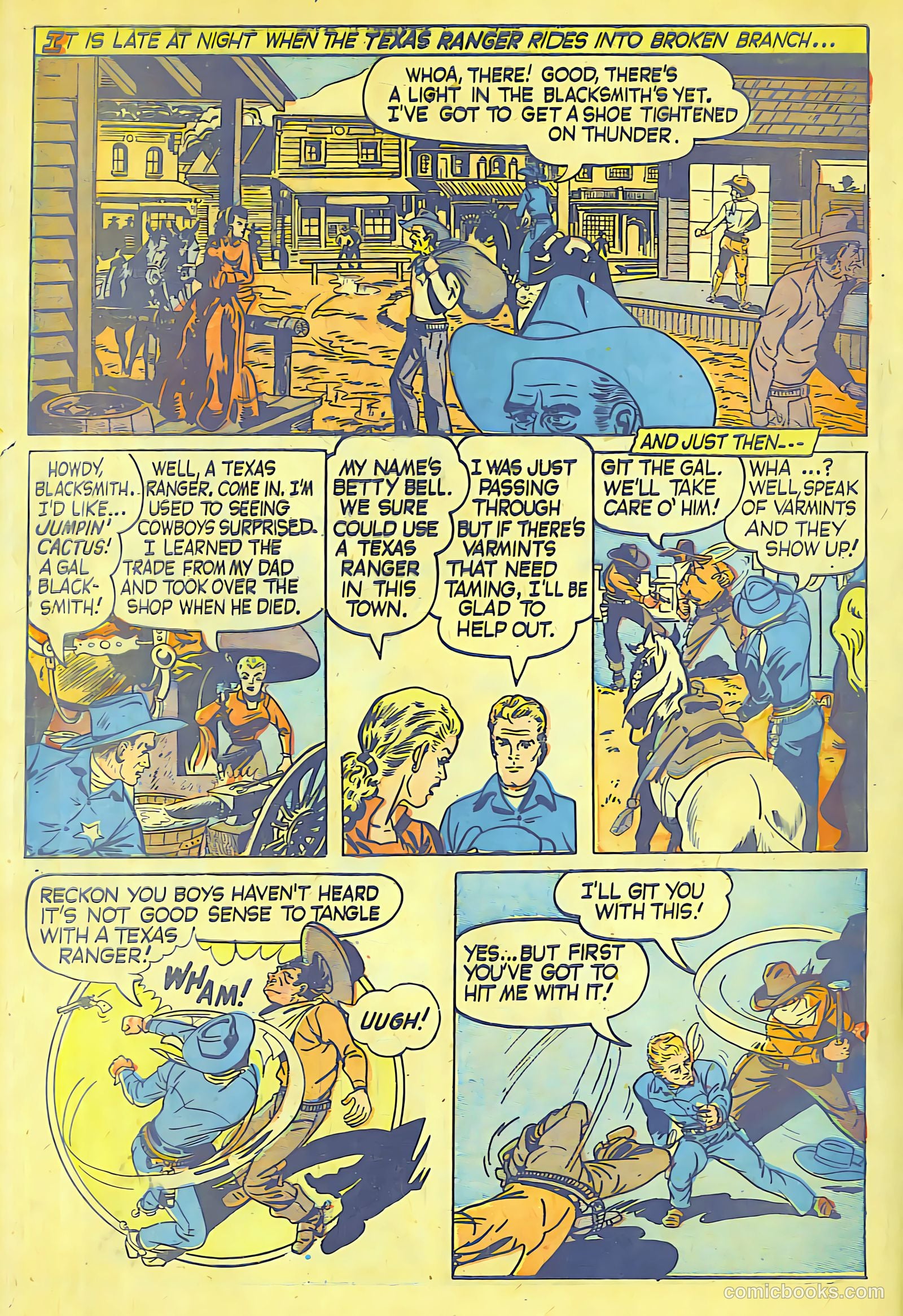 Cow Puncher Comics #6 (1949) — page 3