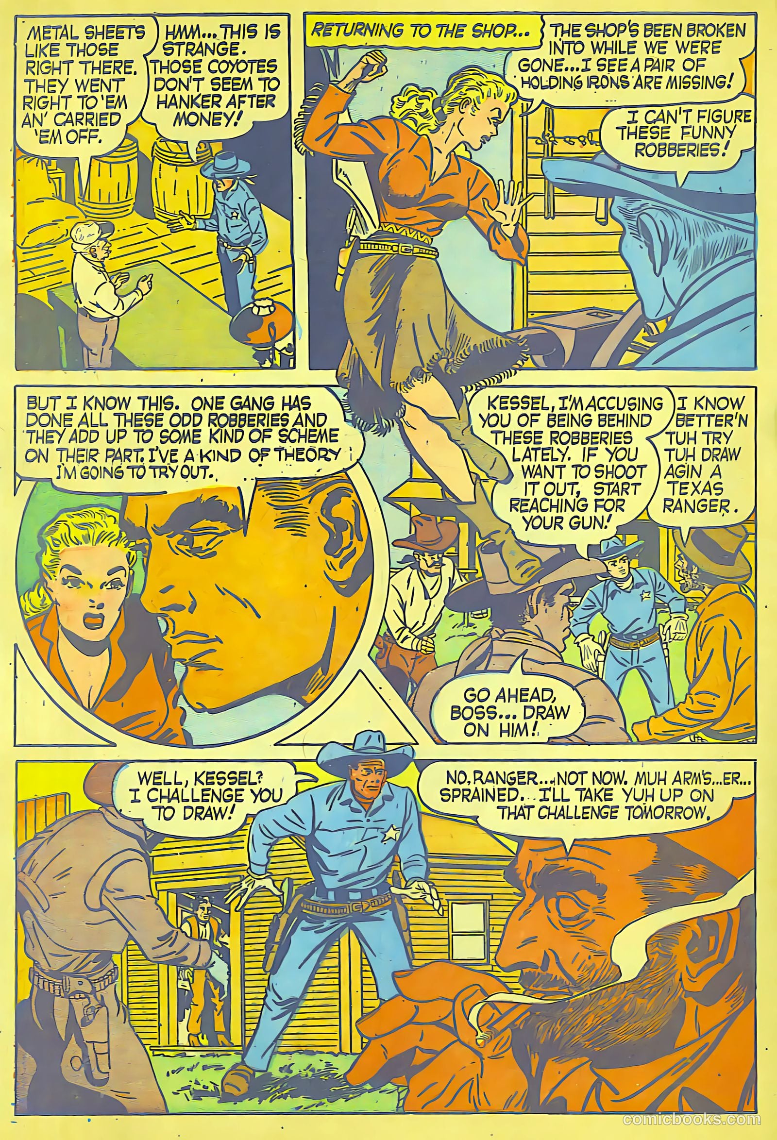 Cow Puncher Comics #6 (1949) — page 7