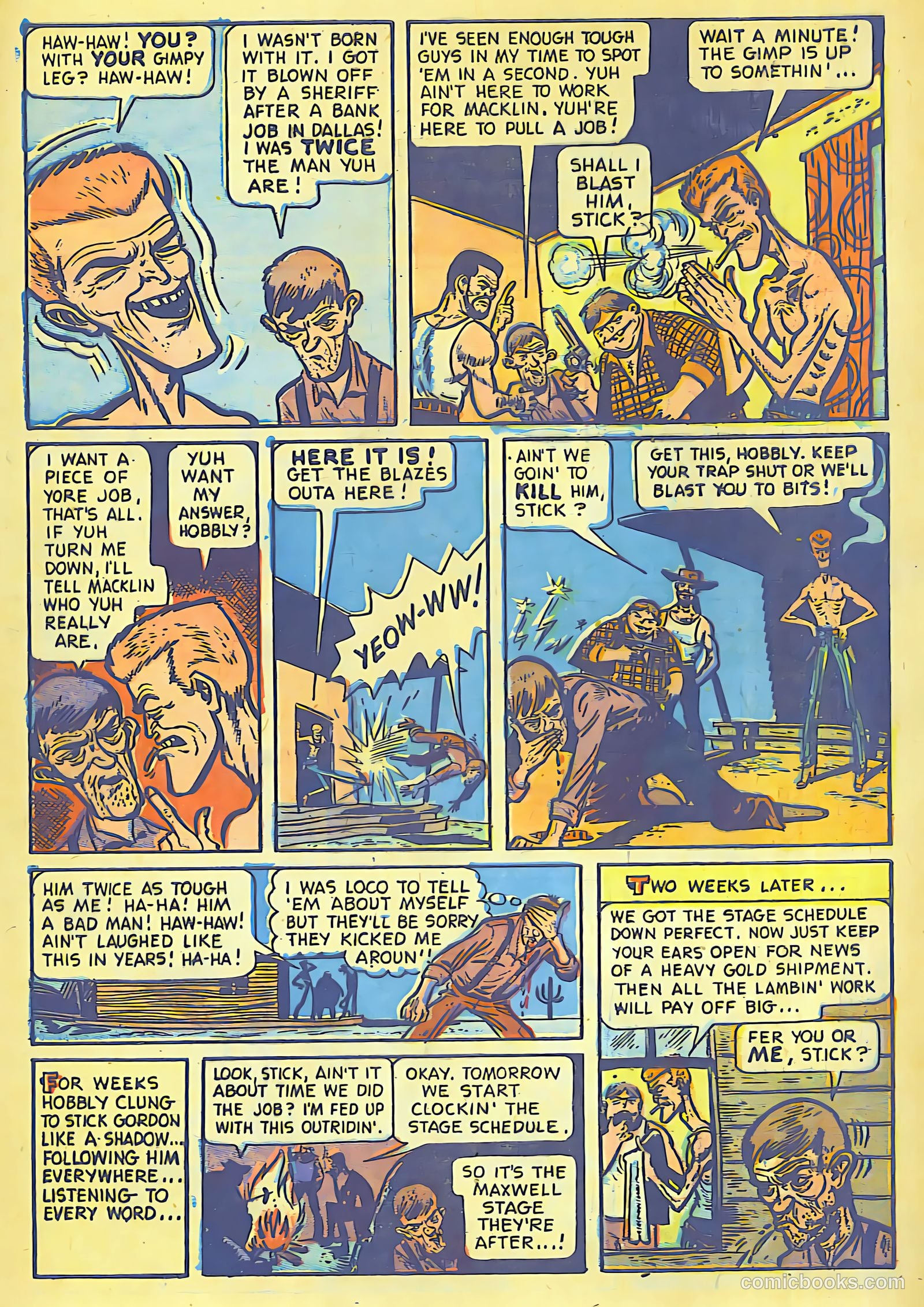 Cow Puncher Comics #6 (1949) — page 12