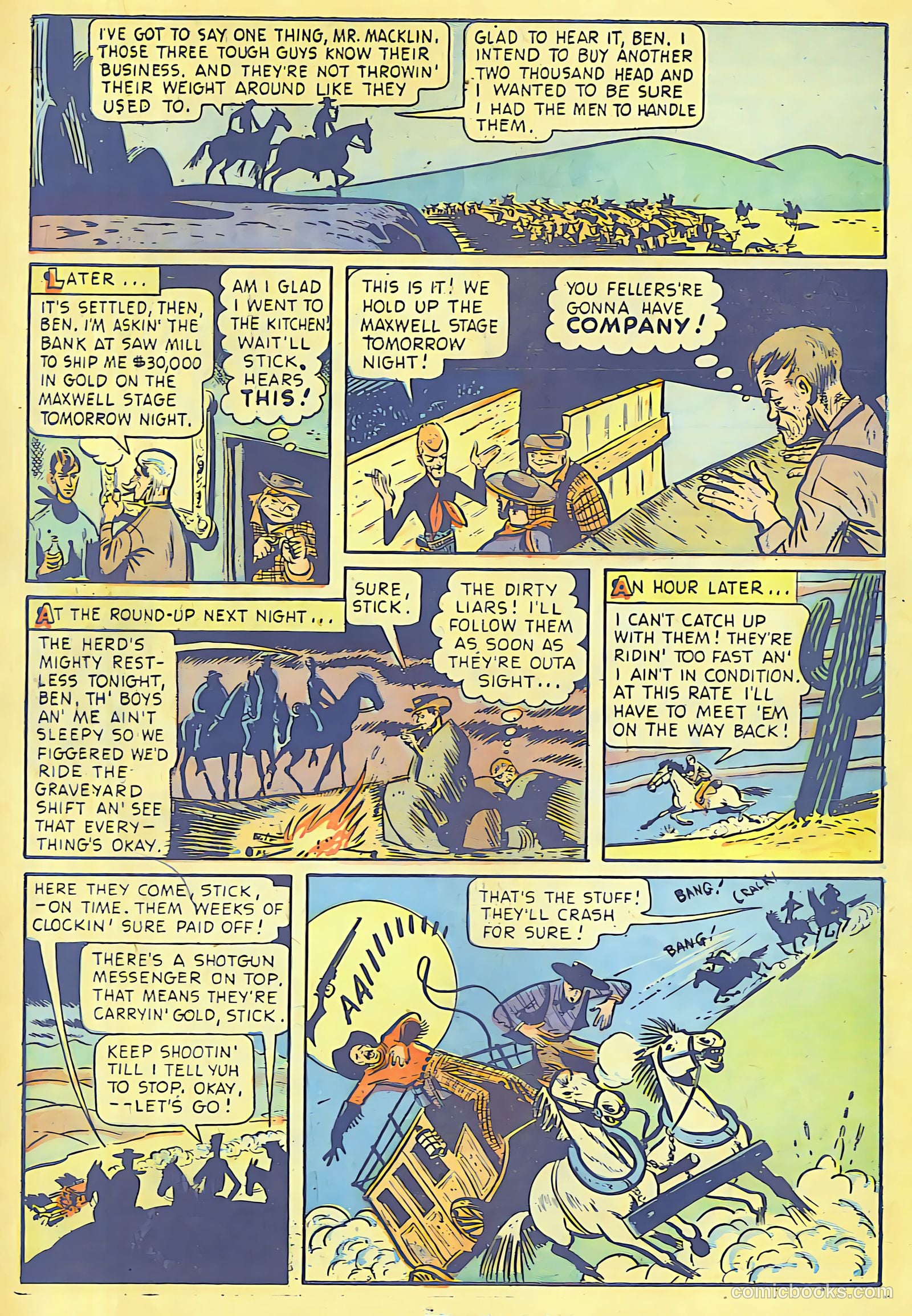 Cow Puncher Comics #6 (1949) — page 13