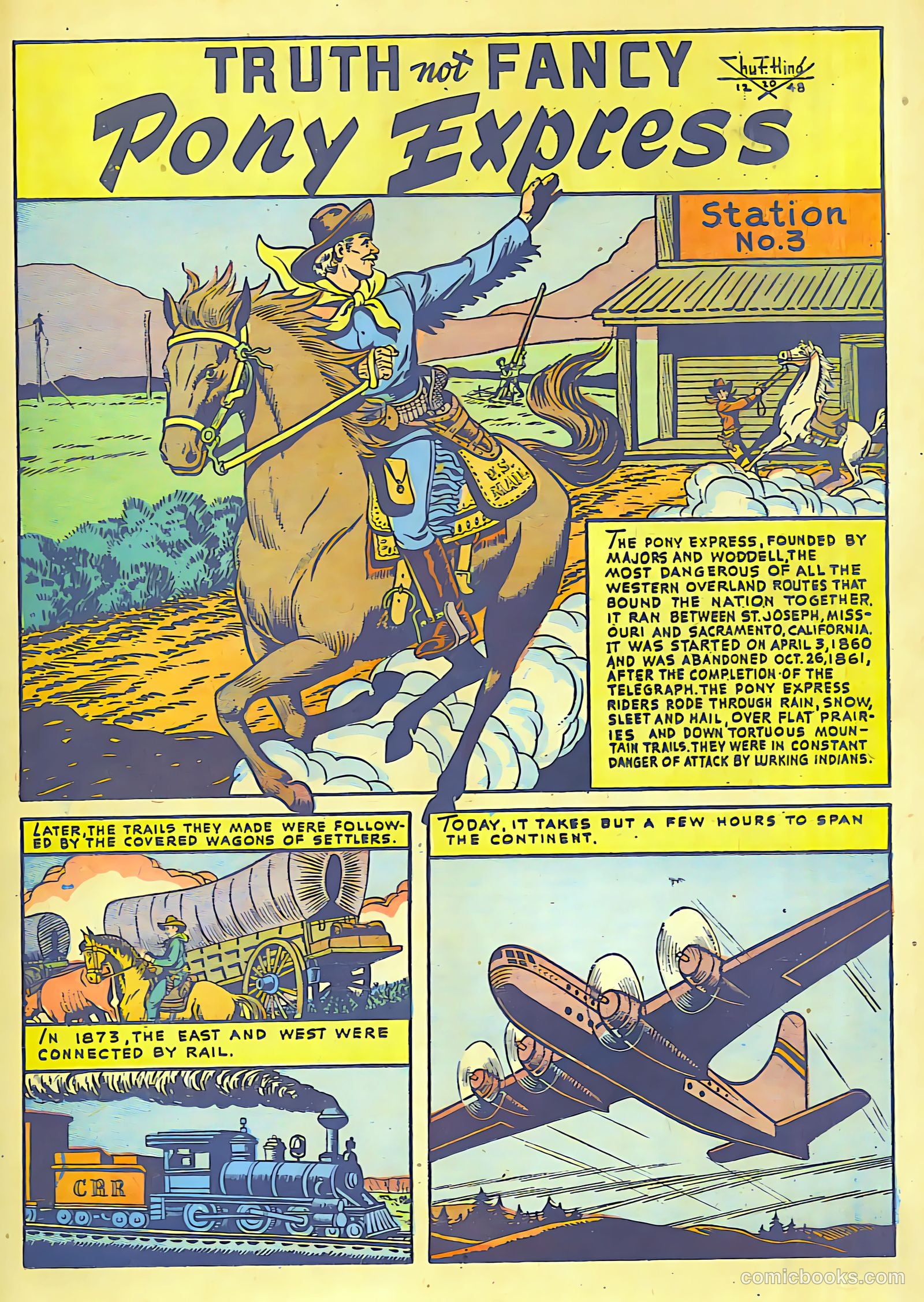 Cow Puncher Comics #6 (1949) — page 16