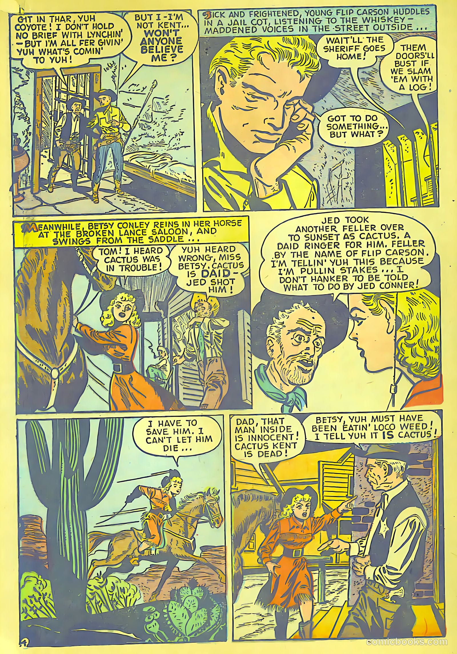 Cow Puncher Comics #6 (1949) — page 28