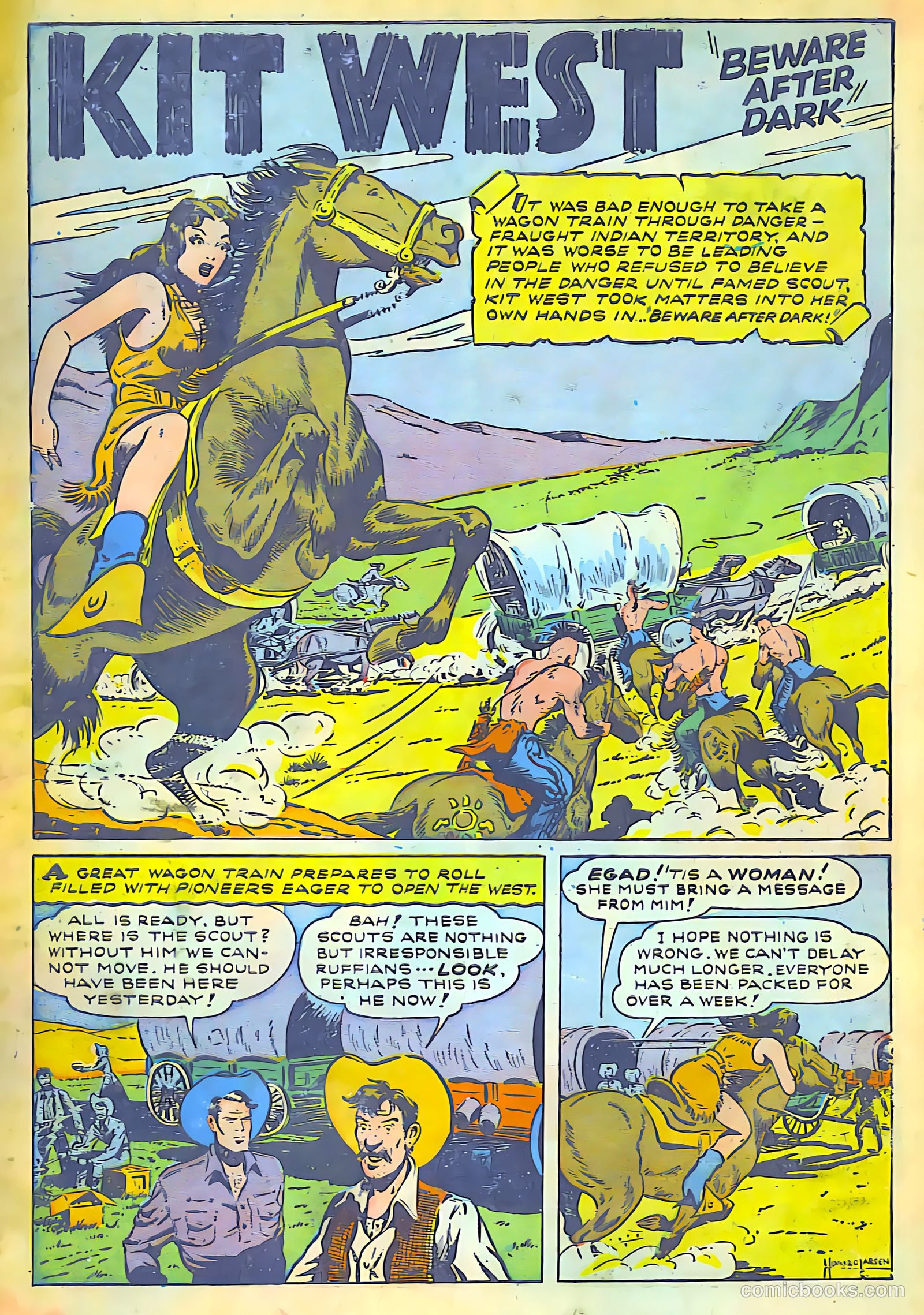 Cow Puncher Comics #7 (1949) — page 2