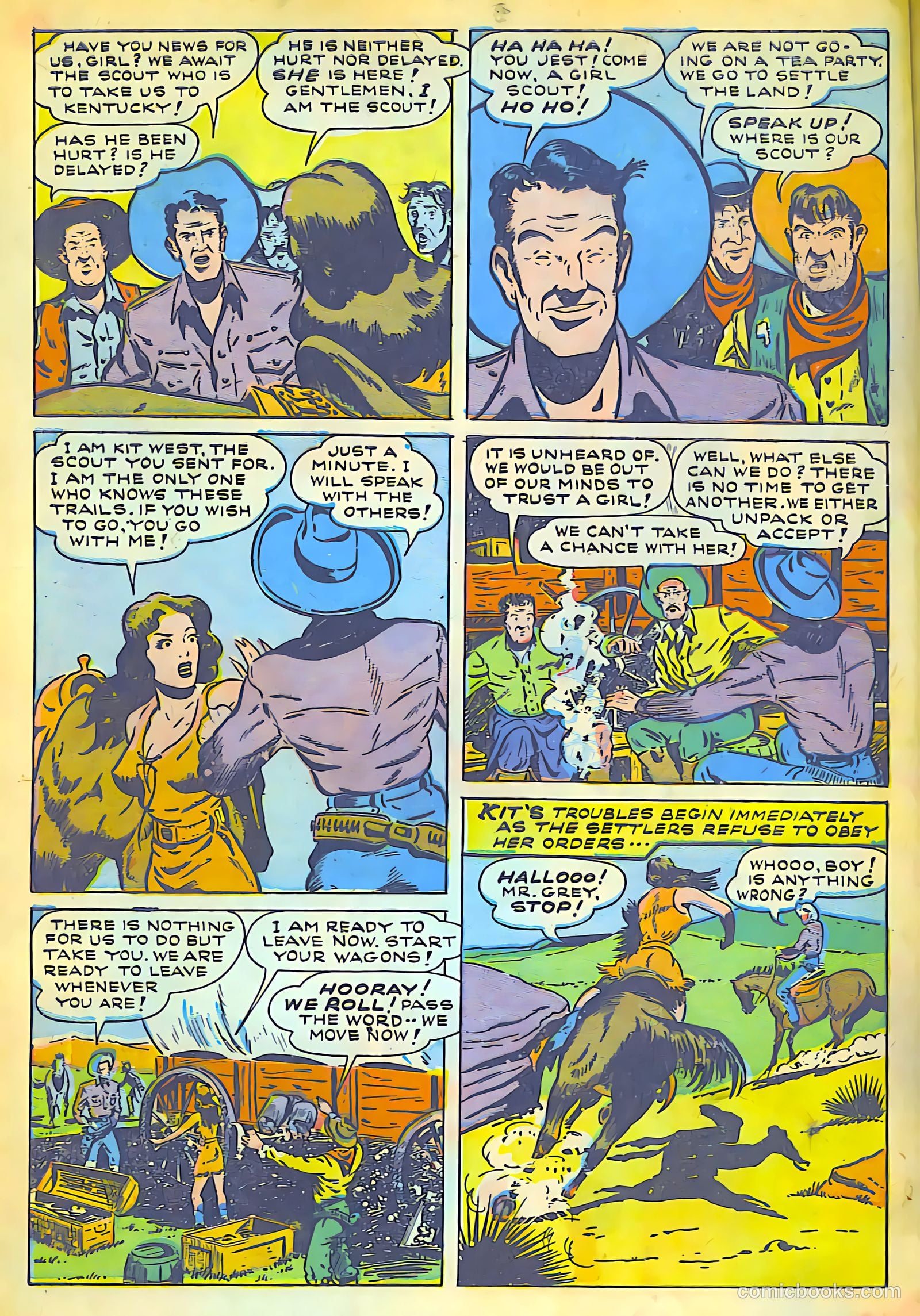 Cow Puncher Comics #7 (1949) — page 3