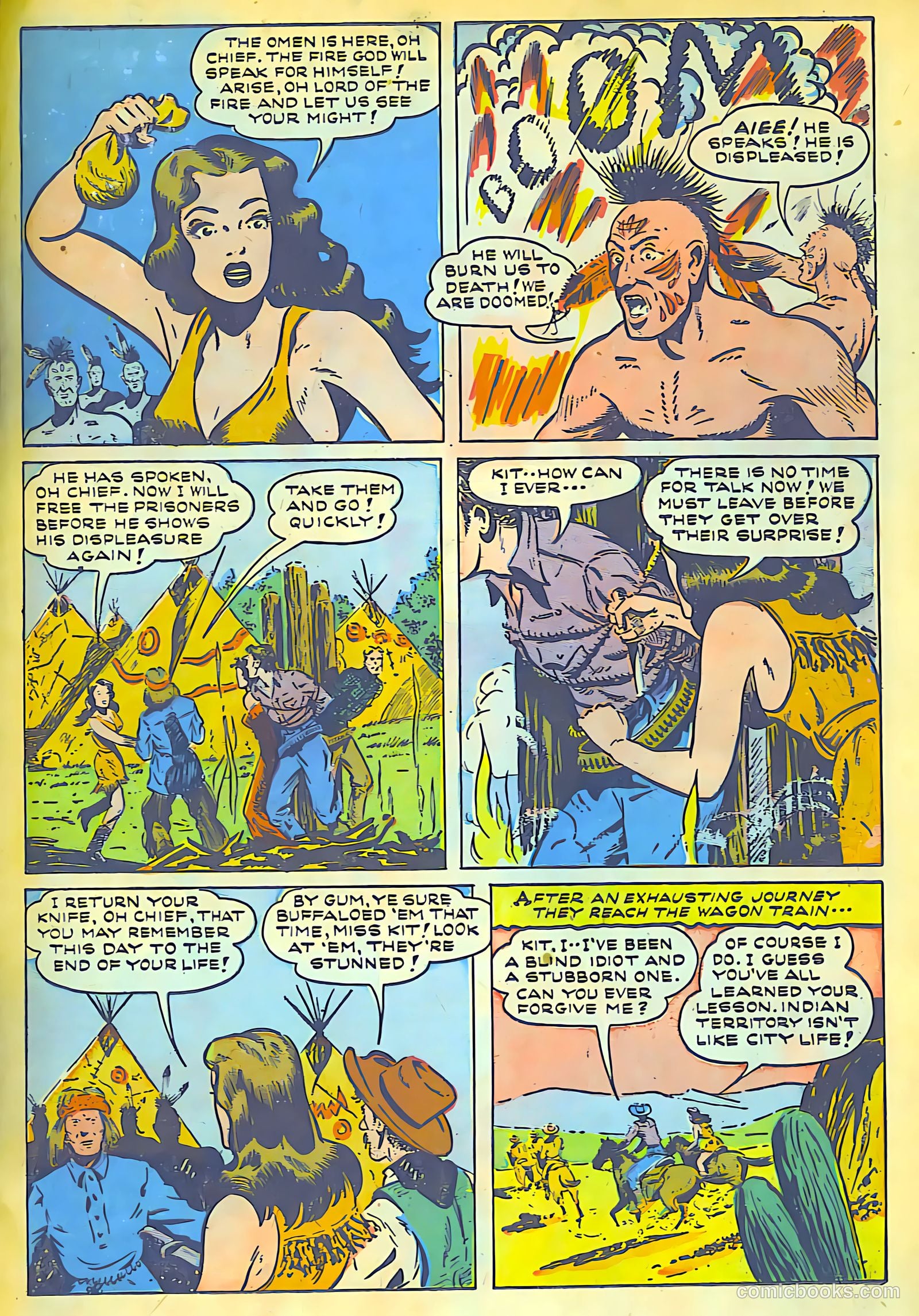 Cow Puncher Comics #7 (1949) — page 10