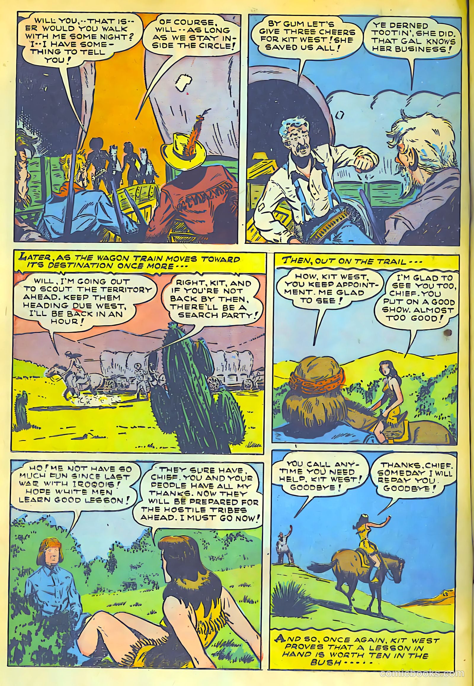 Cow Puncher Comics #7 (1949) — page 11