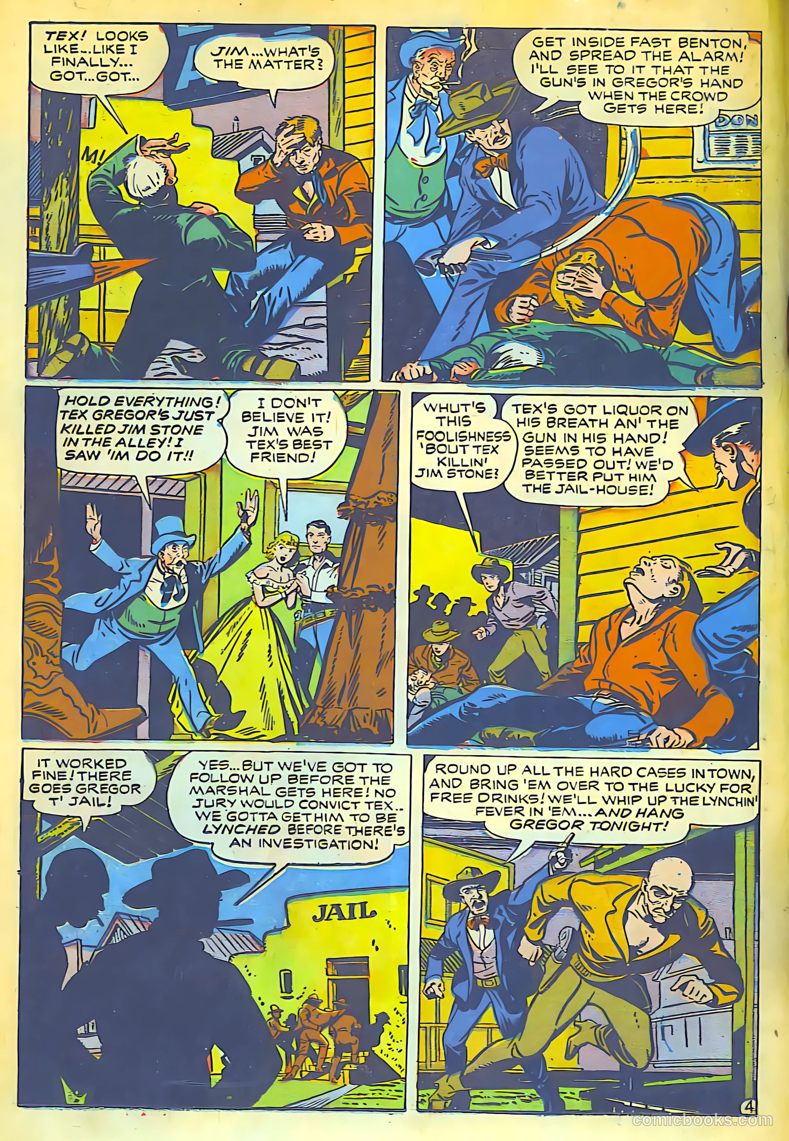 Cow Puncher Comics #7 (1949) — page 16