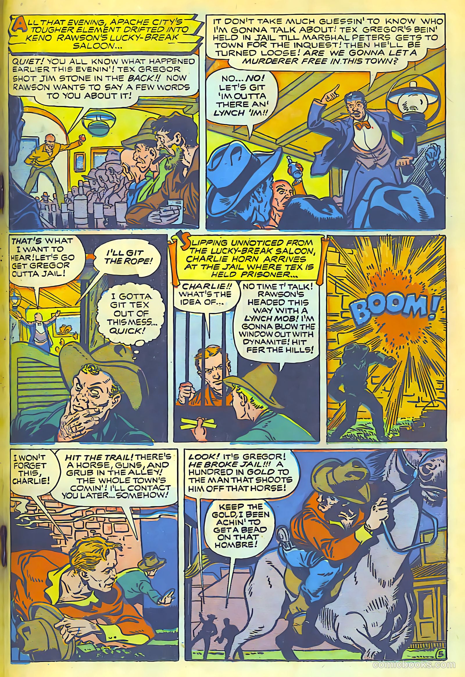 Cow Puncher Comics #7 (1949) — page 17