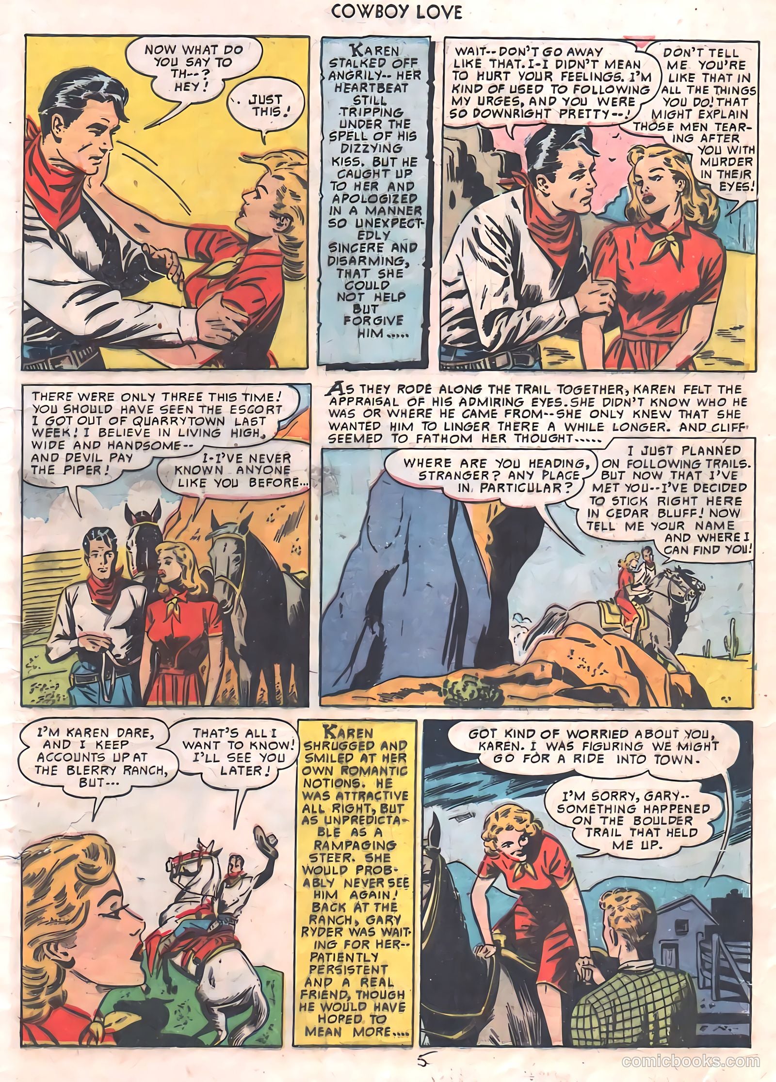 Cowboy Love #10 (1950) — page 4 of 45