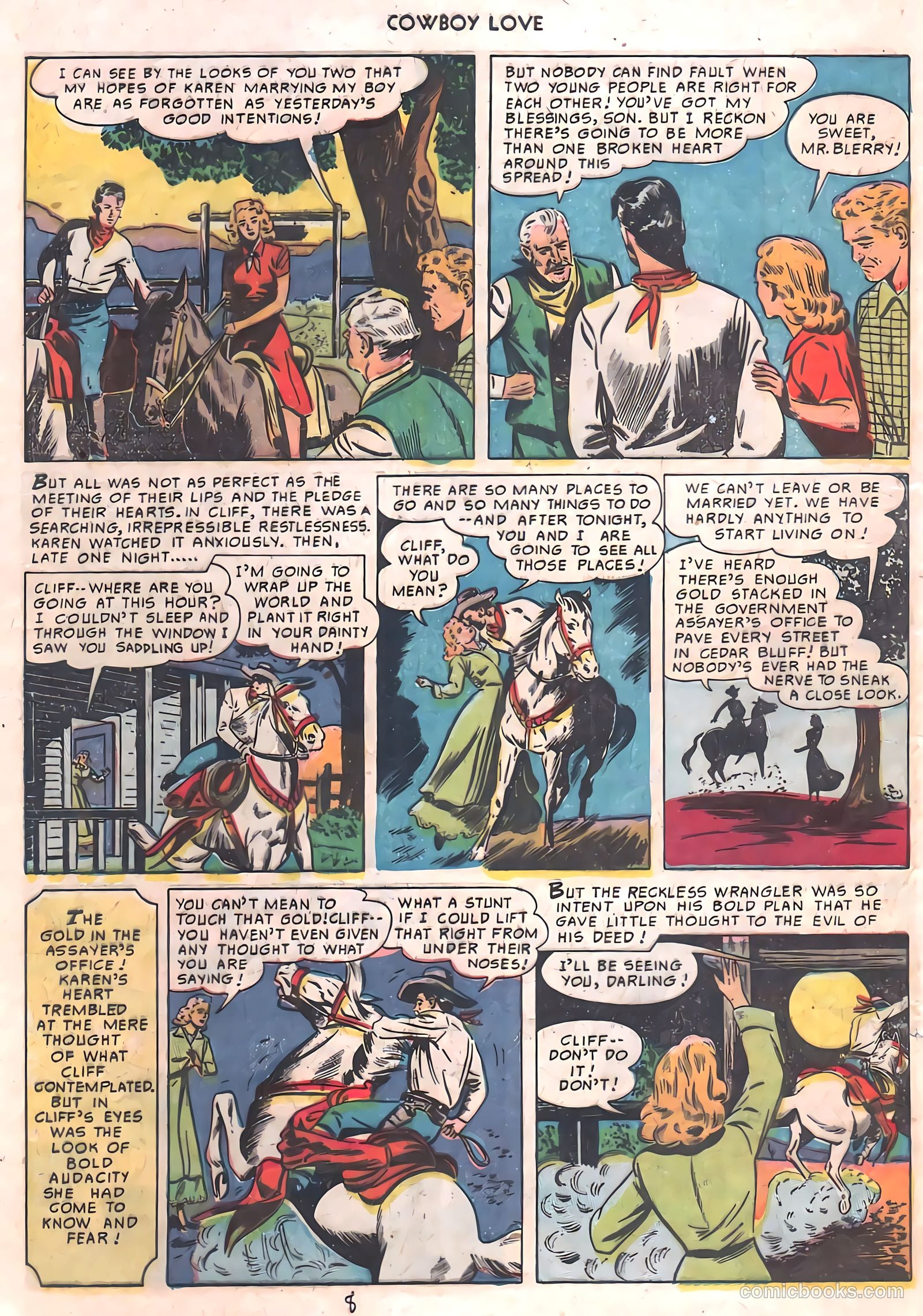 Cowboy Love #10 (1950) — page 7 of 45