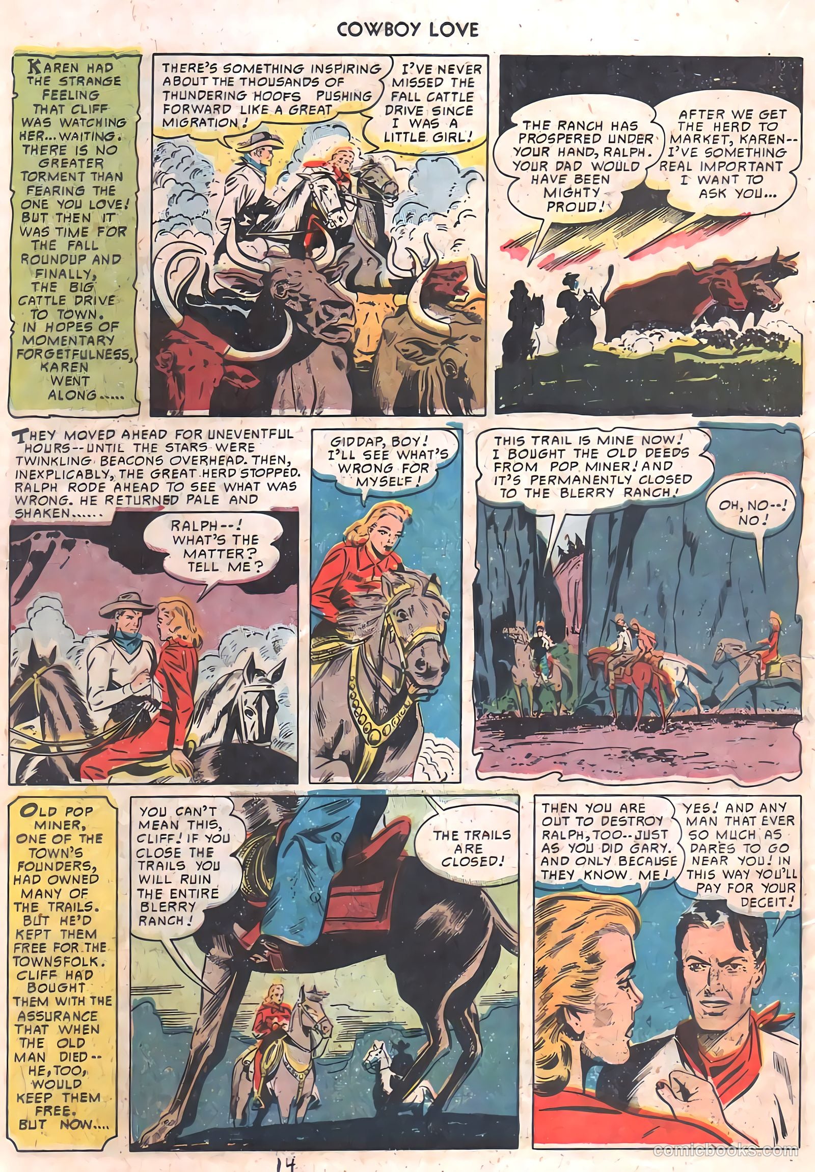 Cowboy Love #10 (1950) — page 13 of 45