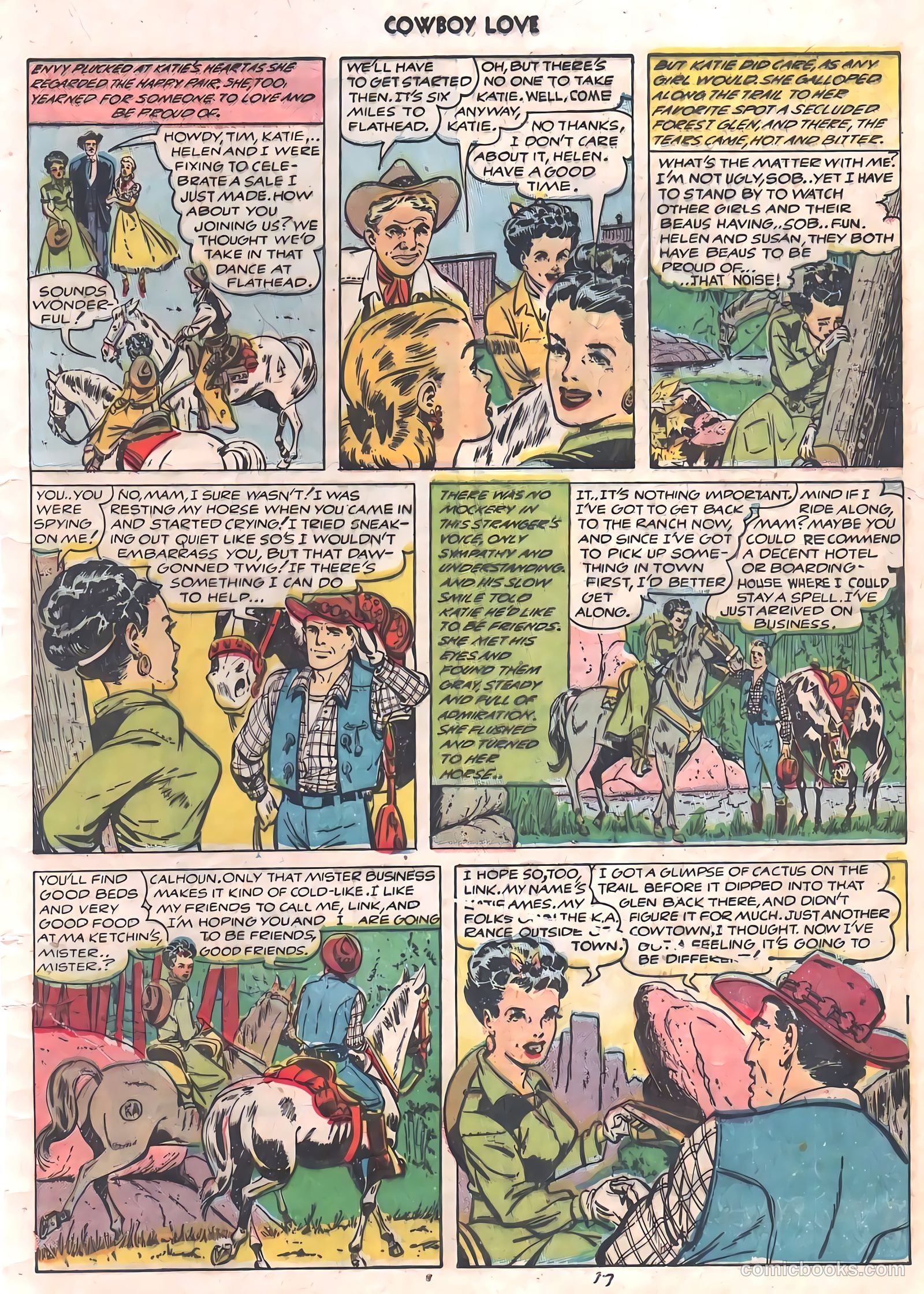 Cowboy Love #10 (1950) — page 16 of 45