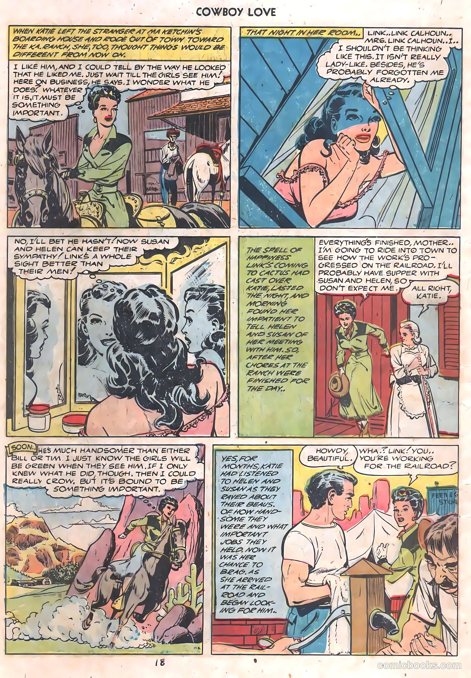 Cowboy Love #10 (1950) — page 17 of 45