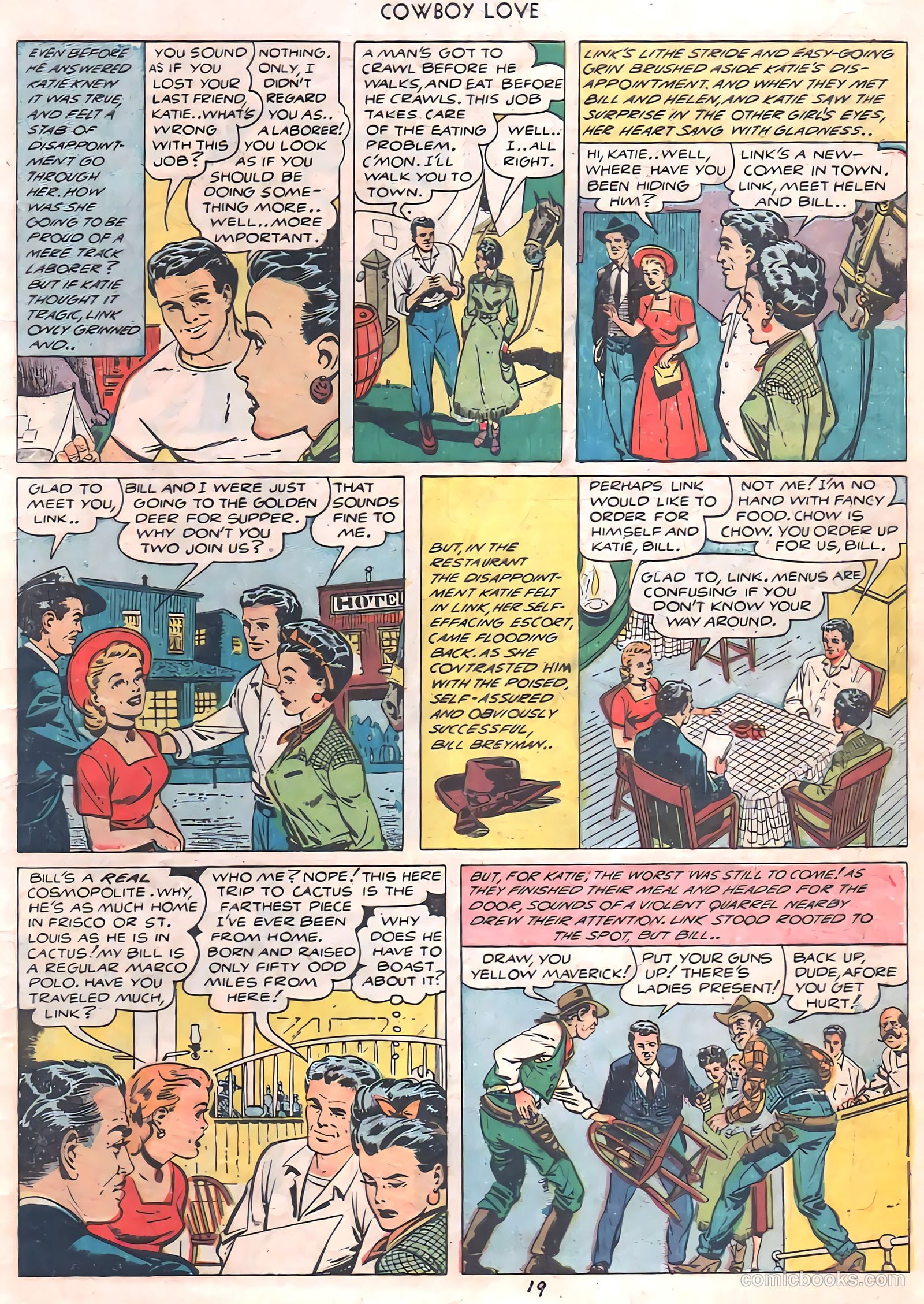 Cowboy Love #10 (1950) — page 18 of 45