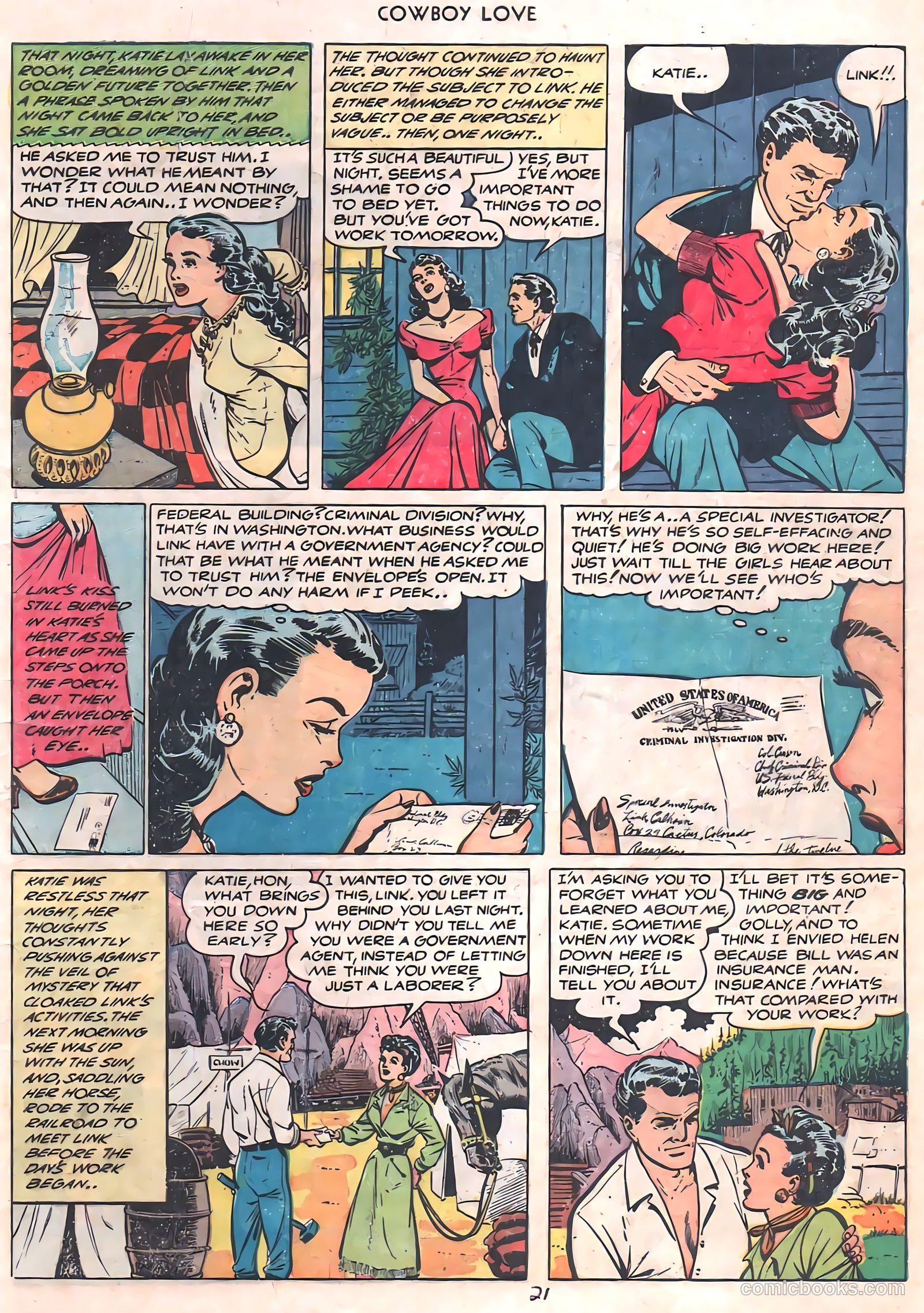 Cowboy Love #10 (1950) — page 20 of 45