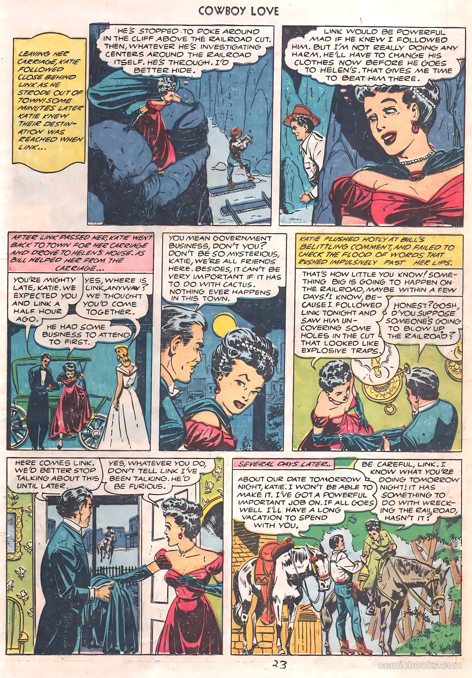 Cowboy Love #10 (1950) — page 22 of 45
