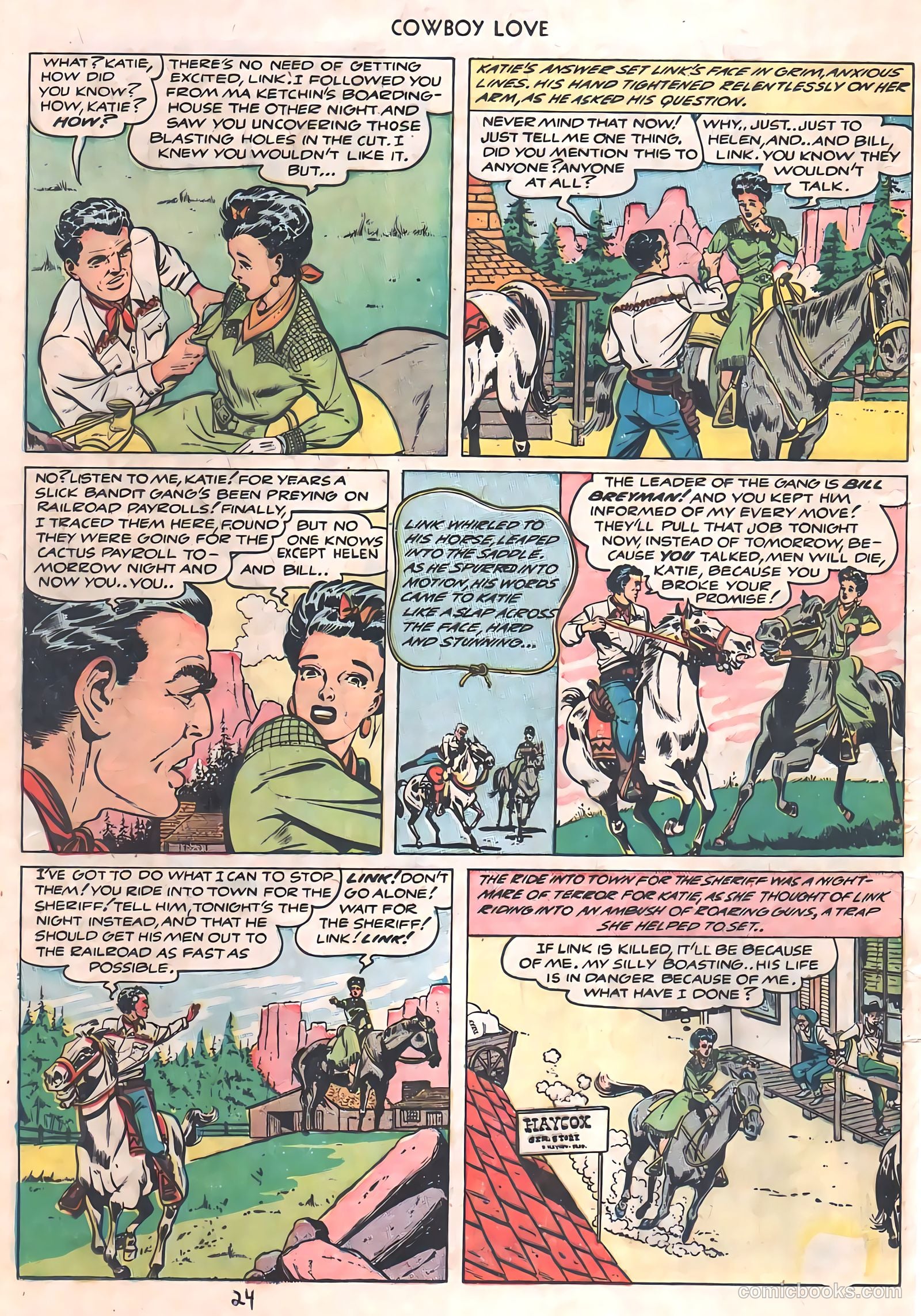Cowboy Love #10 (1950) — page 23 of 45