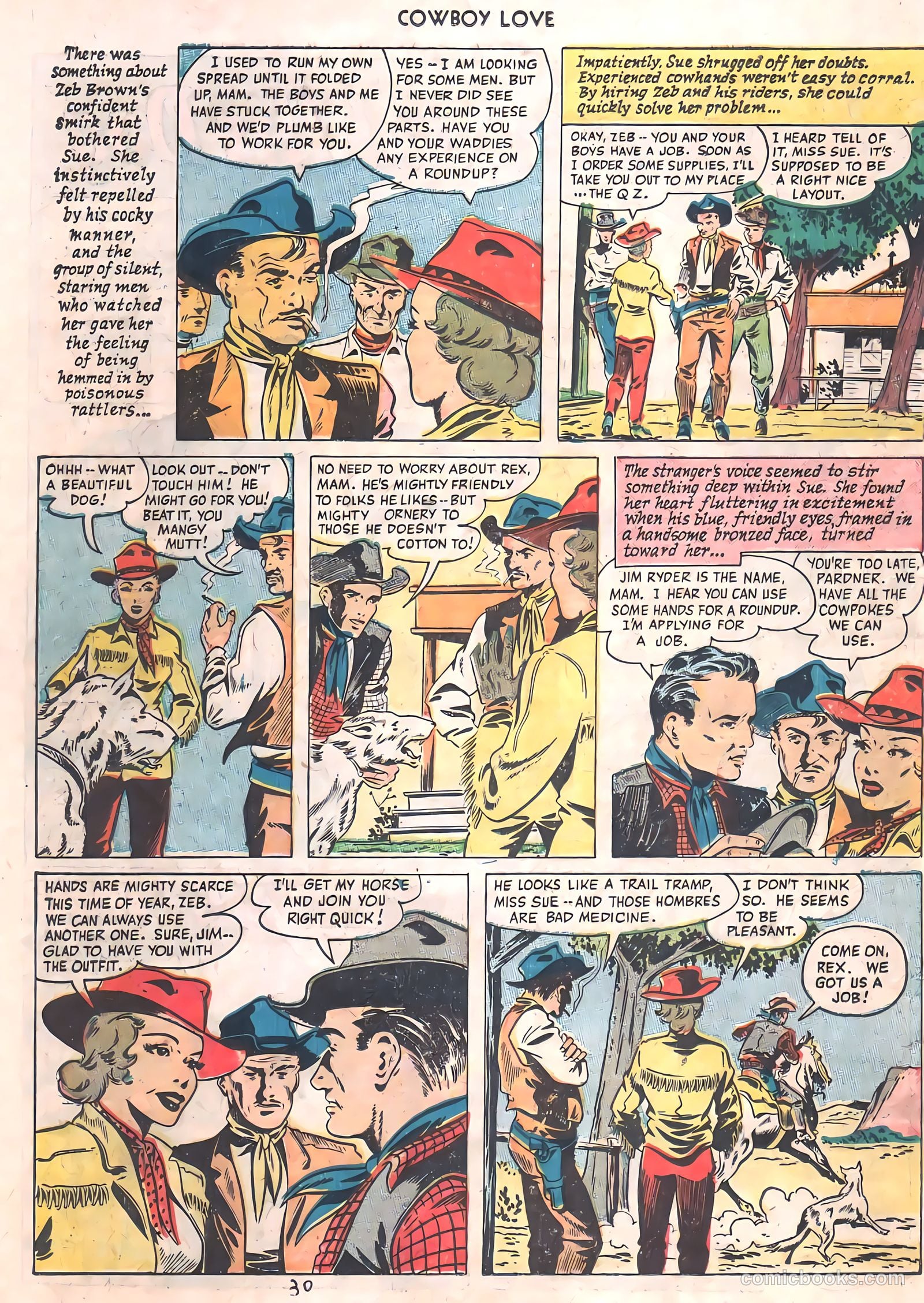 Cowboy Love #10 (1950) — page 25 of 45