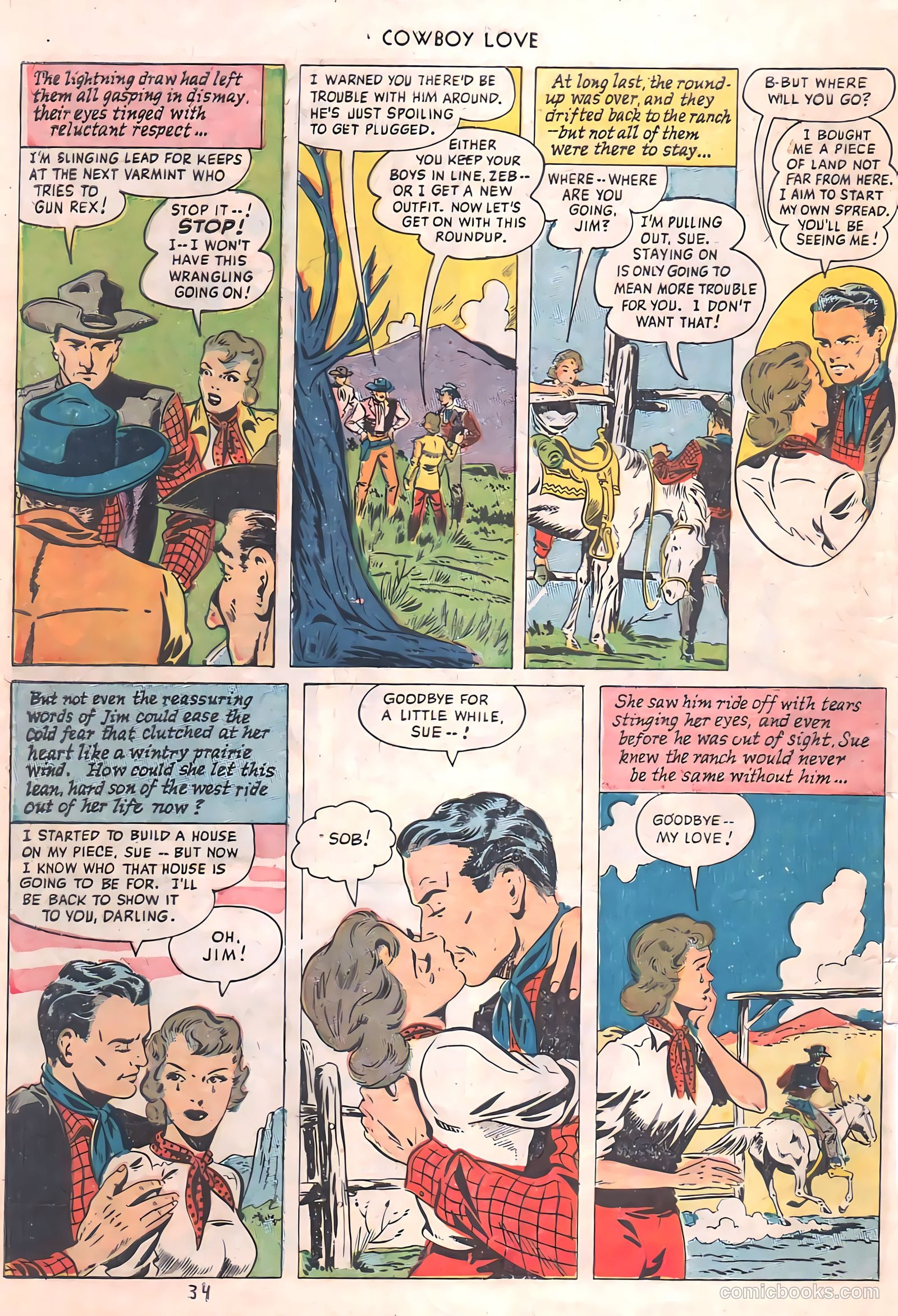 Cowboy Love #10 (1950) — page 29 of 45