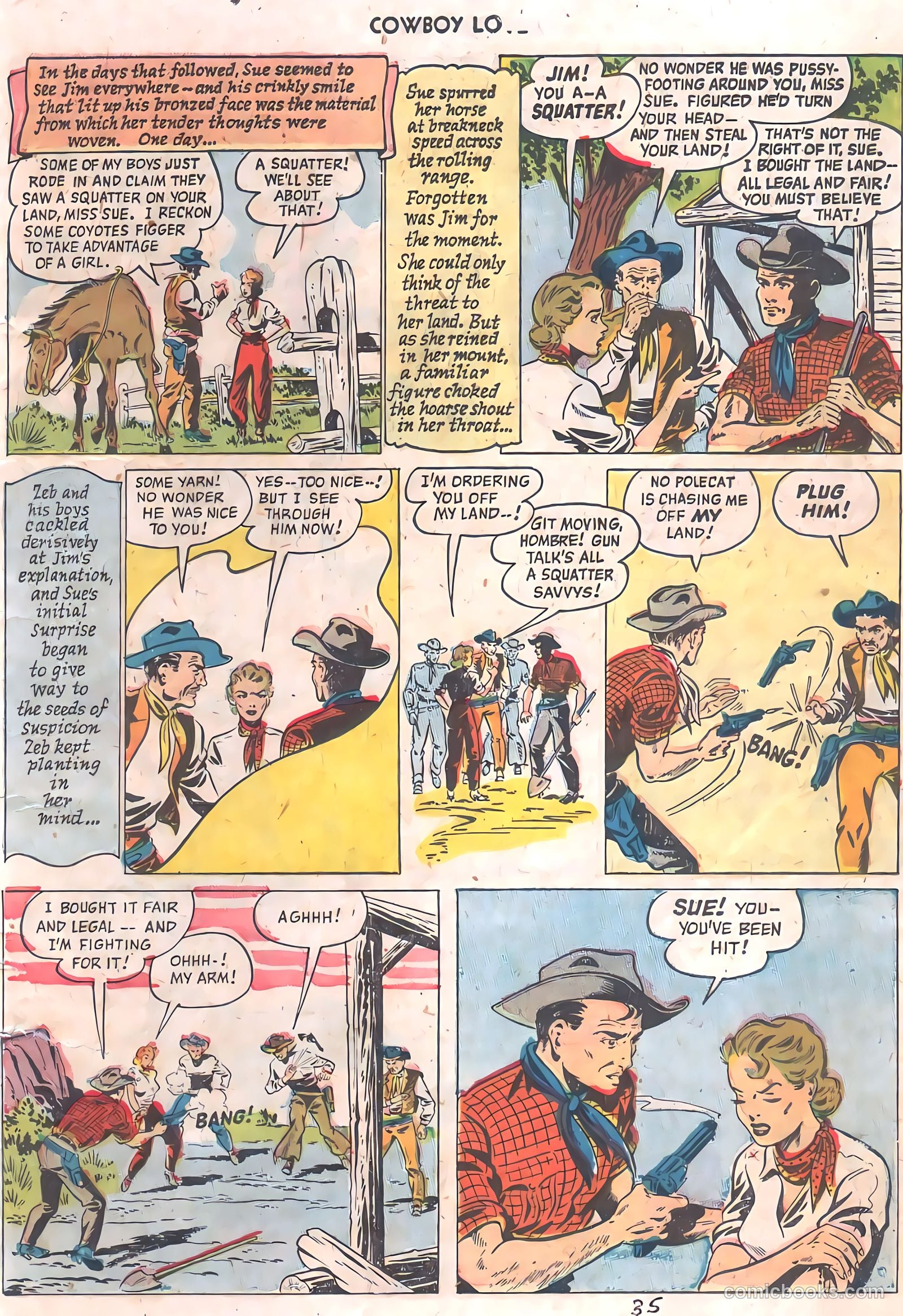 Cowboy Love #10 (1950) — page 30 of 45