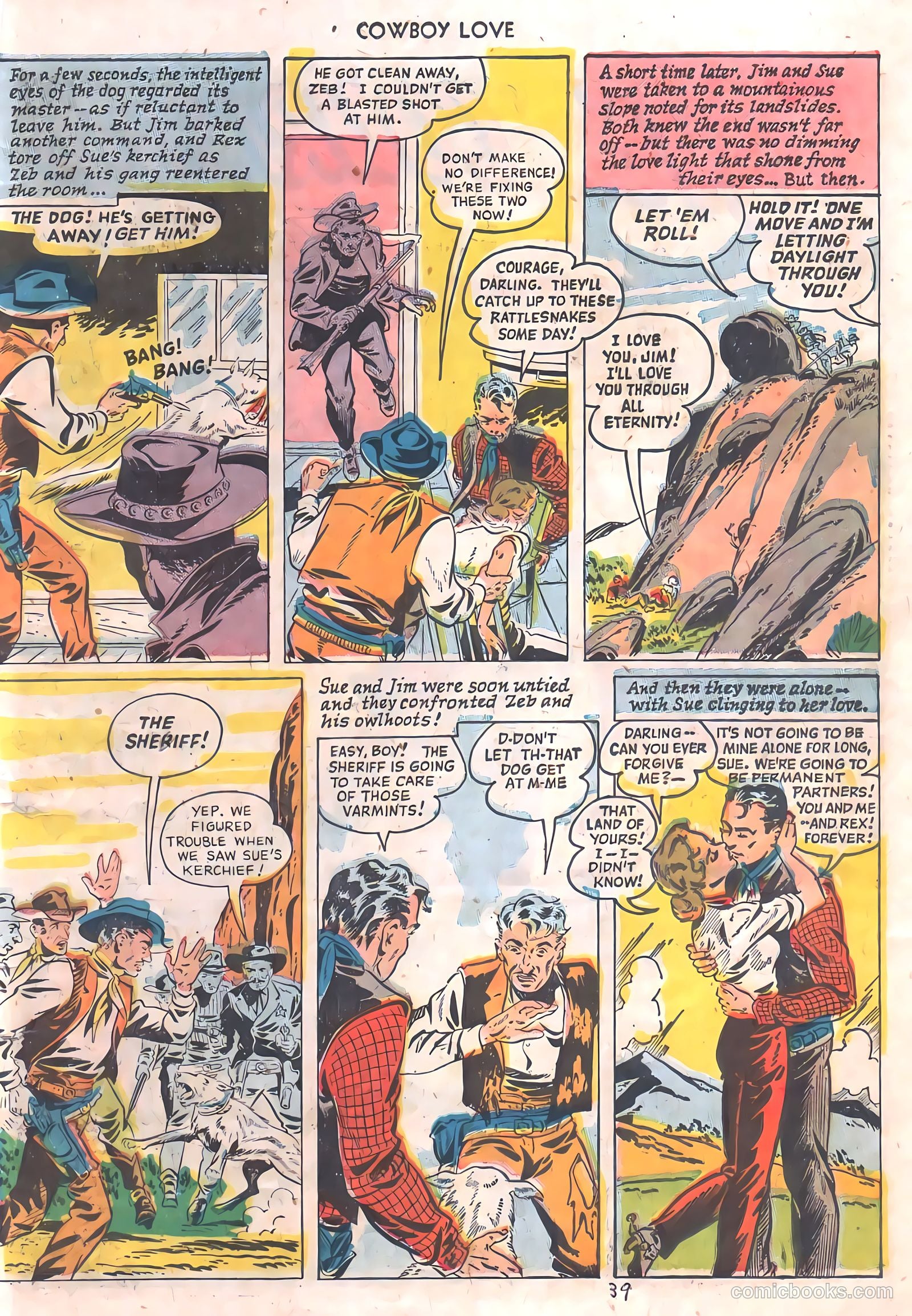 Cowboy Love #10 (1950) — page 34 of 45