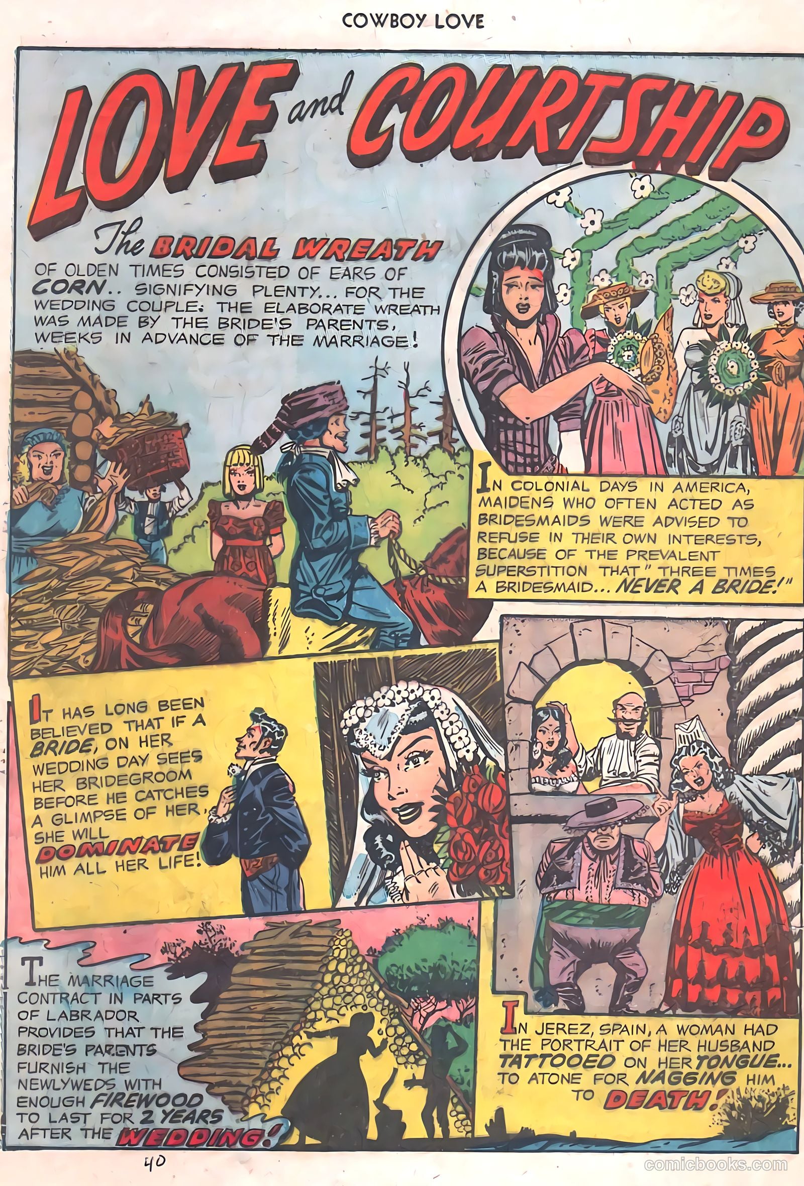 Cowboy Love #10 (1950) — page 35 of 45